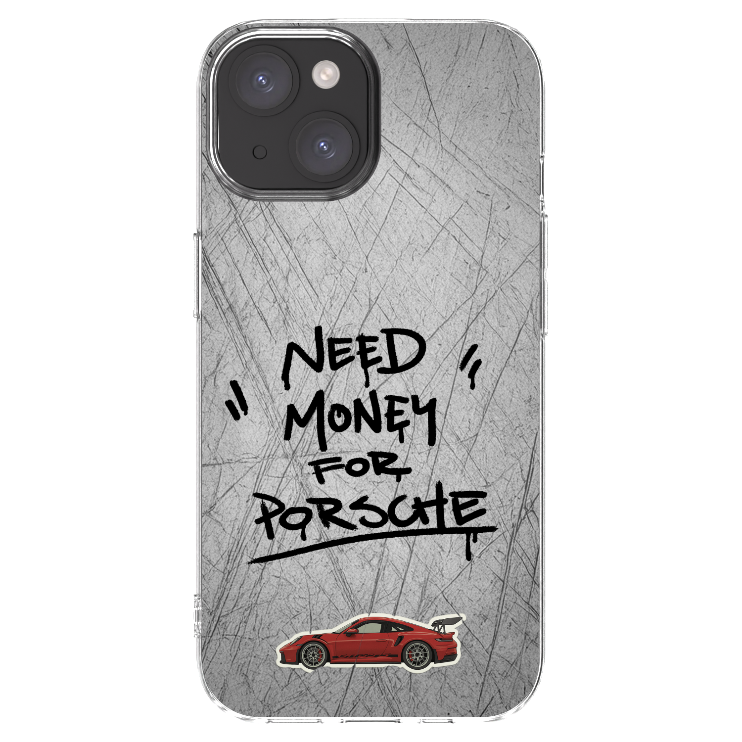 Picasee silikonska prozirna maskica za Apple iPhone 15 - Grey Drift