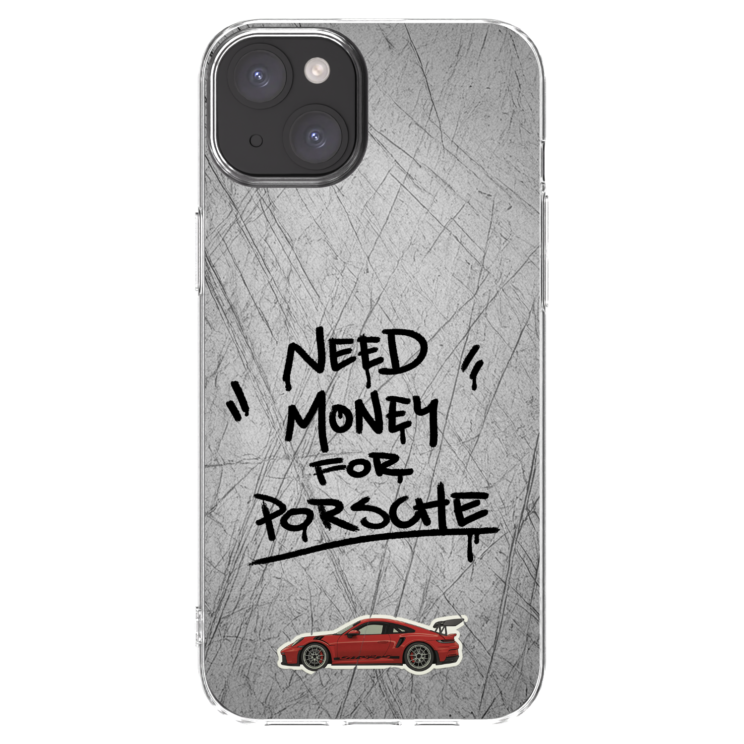 Picasee silikonska prozirna maskica za Apple iPhone 15 Plus - Grey Drift