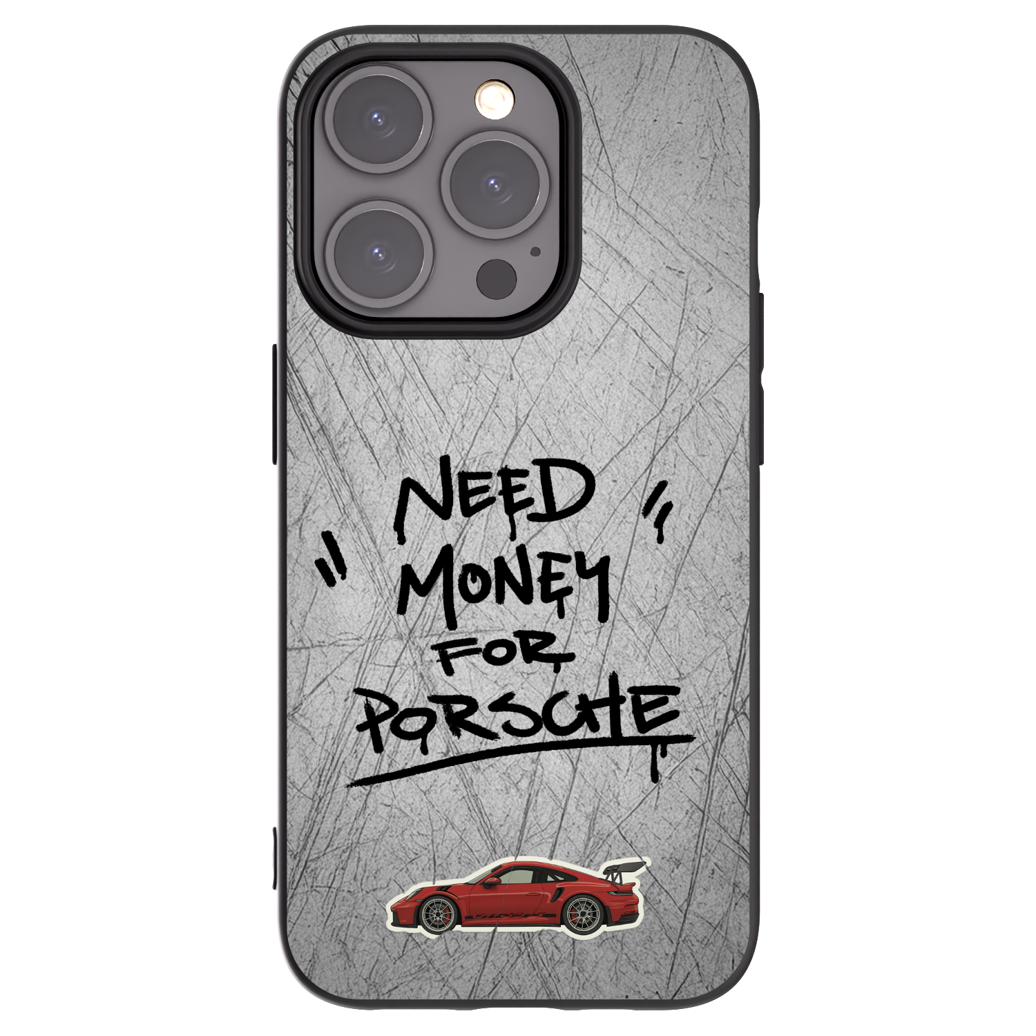 Picasee crna silikonska maskica za Apple iPhone 15 Pro - Grey Drift