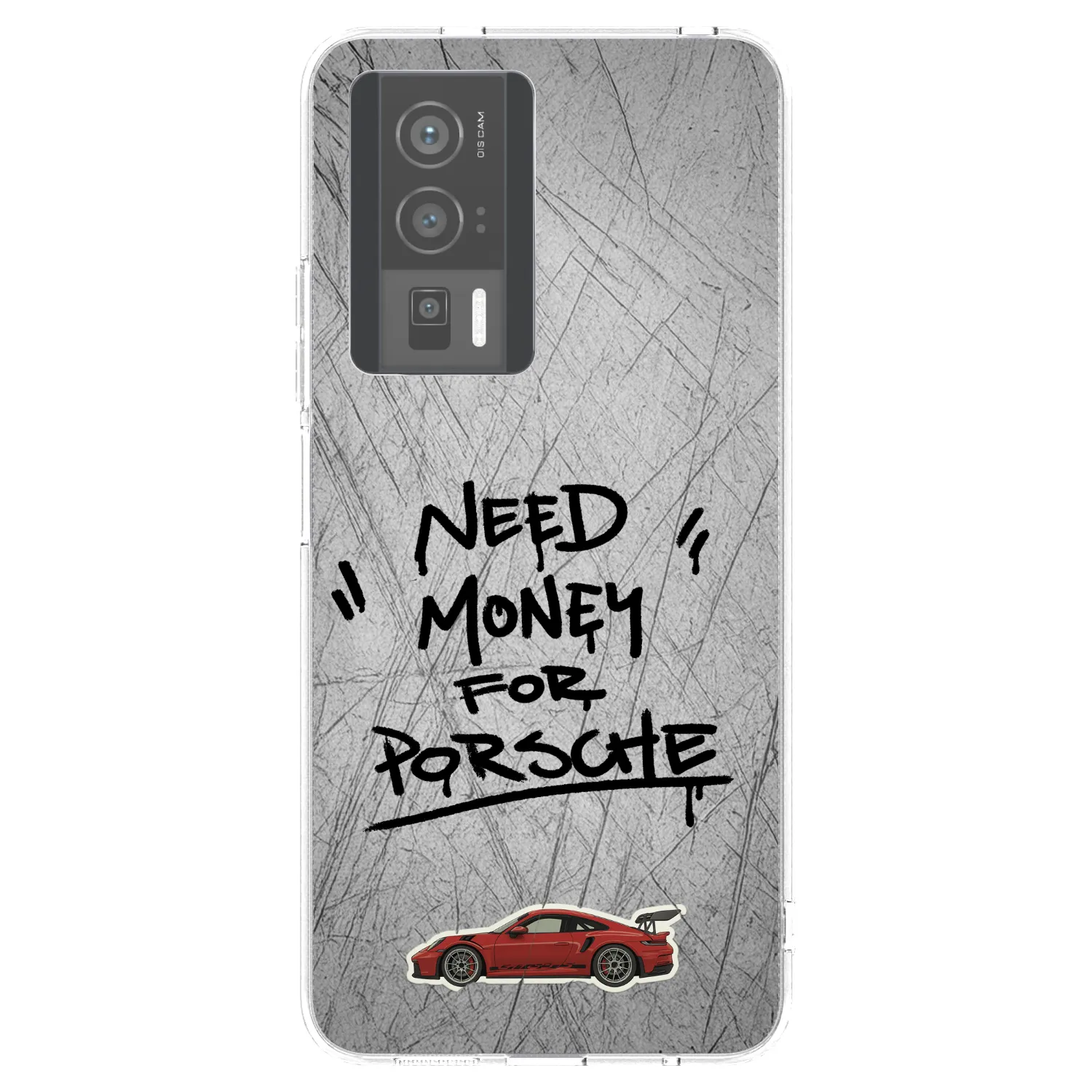 Picasee silikonska prozirna maskica za Xiaomi Poco F5 Pro 5G - Grey Drift