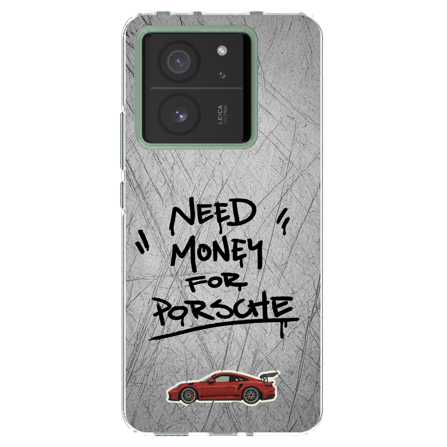 Picasee silikonska prozirna maskica za Xiaomi 13T Pro - Grey Drift
