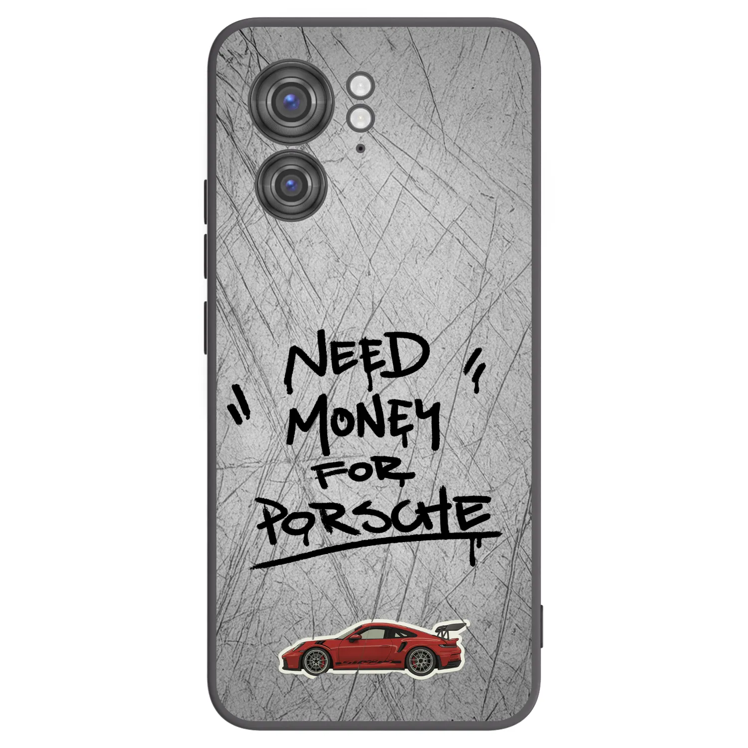 Picasee crna silikonska maskica za Motorola Edge 40 - Grey Drift