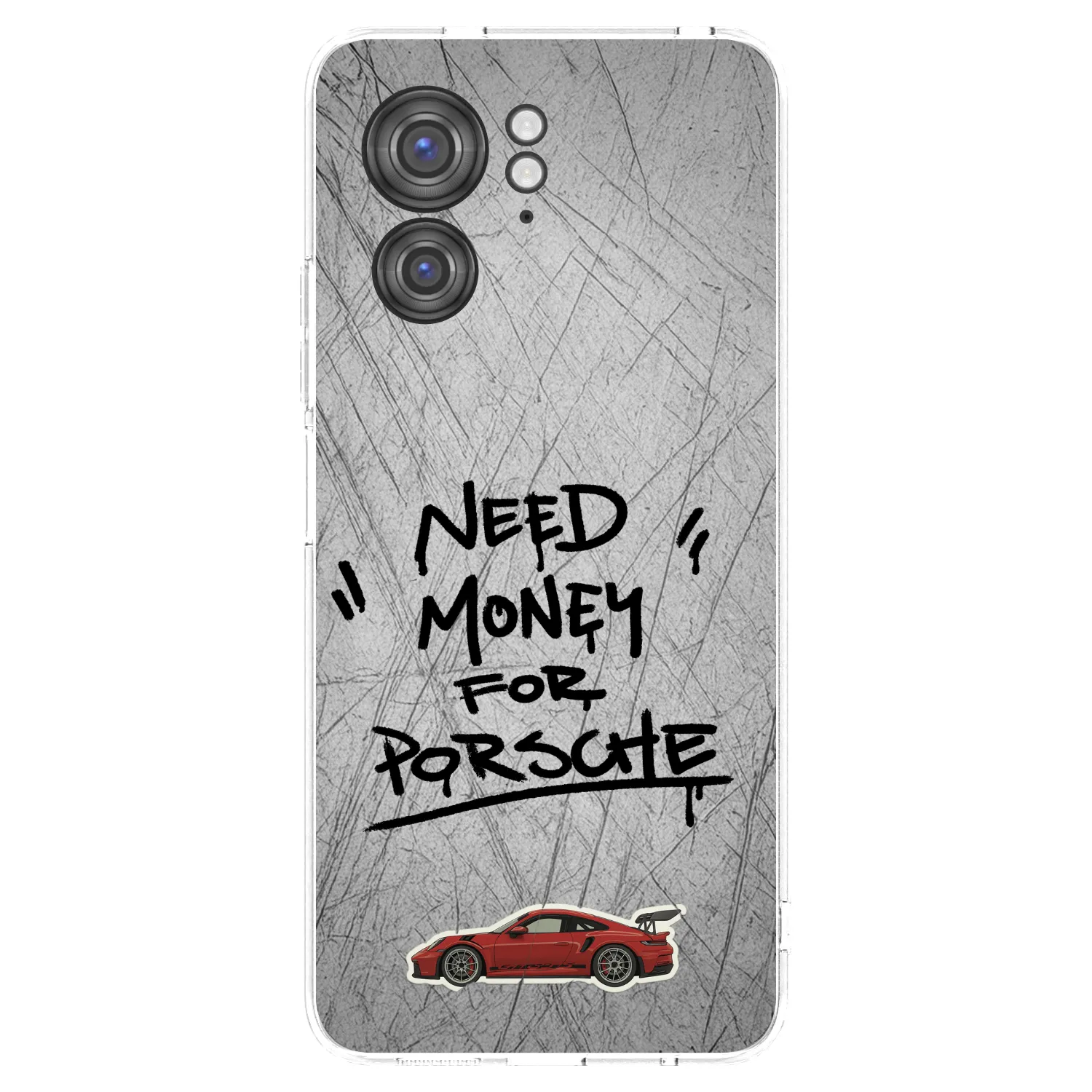 Picasee silikonska prozirna maskica za Motorola Edge 40 - Grey Drift