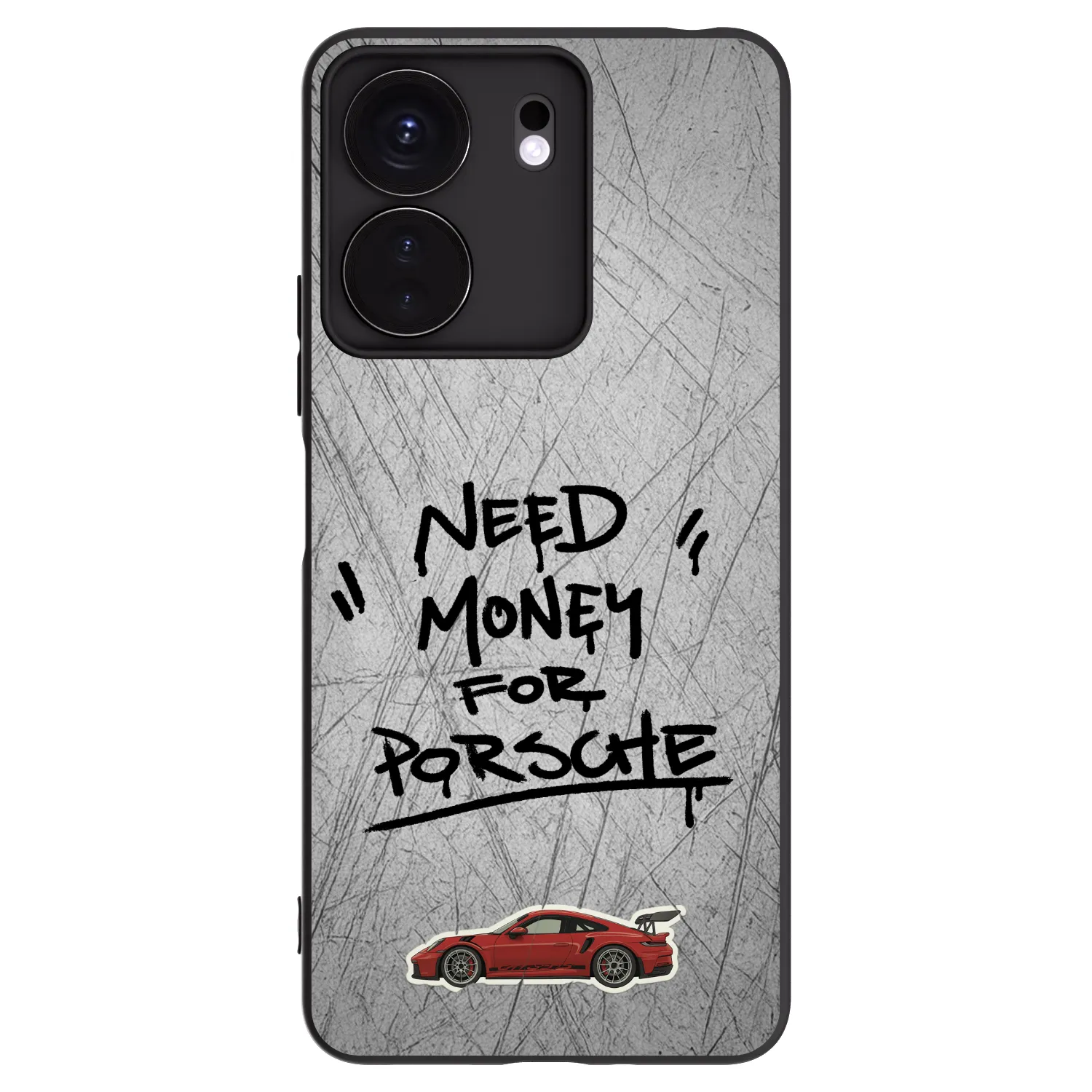 Picasee crna silikonska maskica za Xiaomi Redmi 13C 4G - Grey Drift