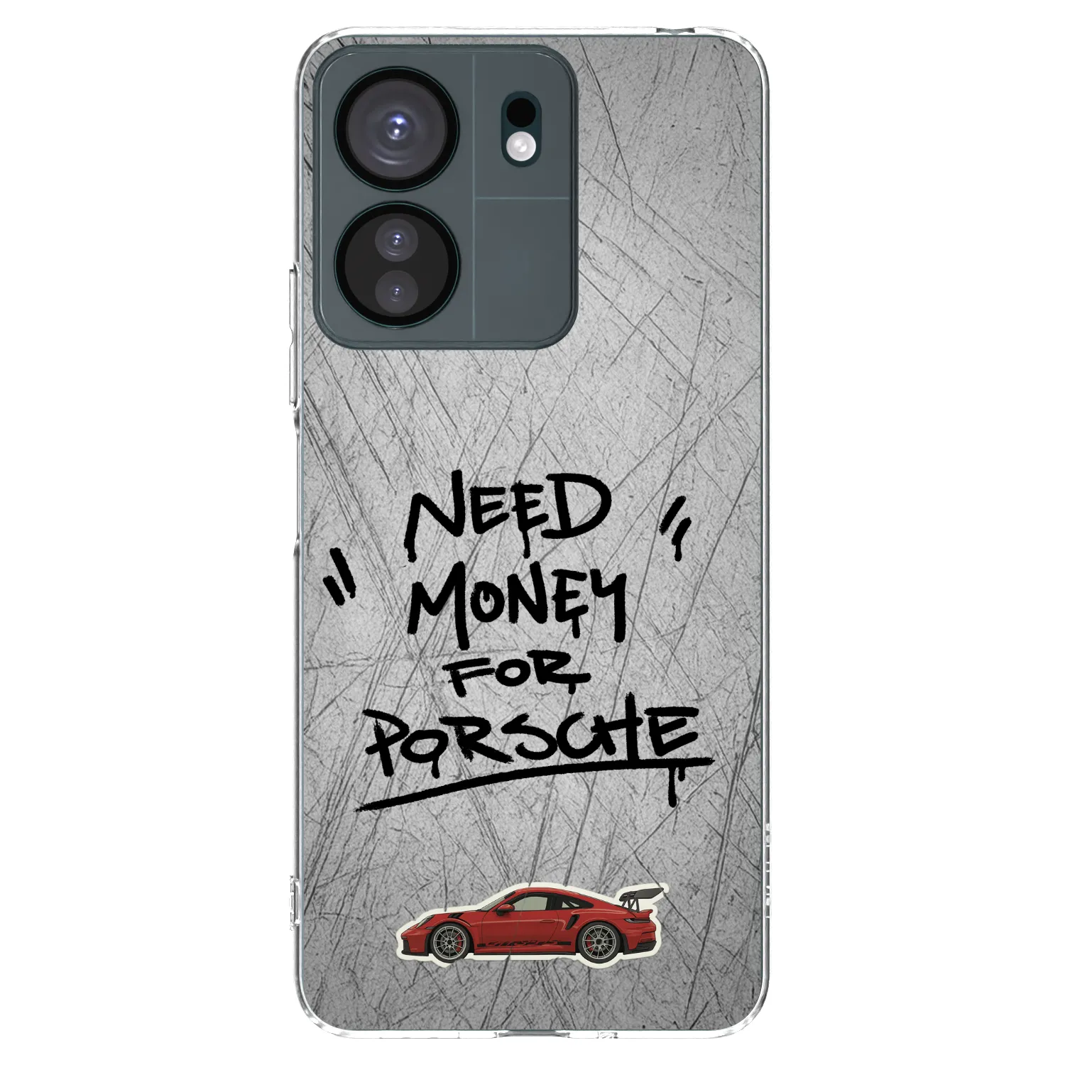 Picasee silikonska prozirna maskica za Xiaomi Redmi 13C 4G - Grey Drift
