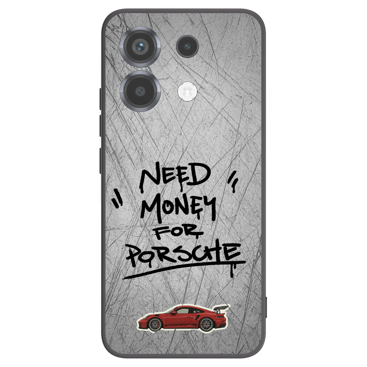 Picasee crna silikonska maskica za Xiaomi Poco X6 - Grey Drift