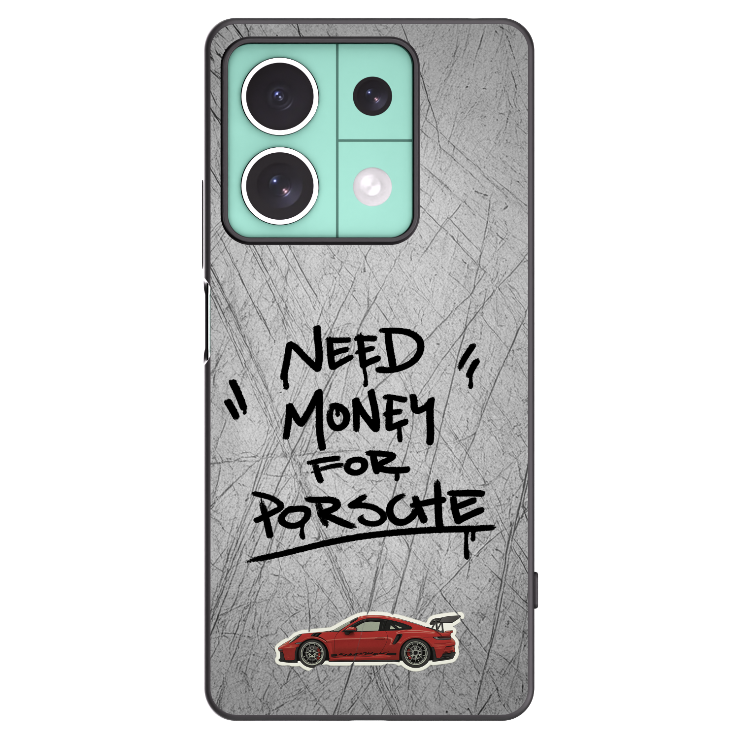 Picasee crna silikonska maskica za Xiaomi Redmi Note 13 5G - Grey Drift