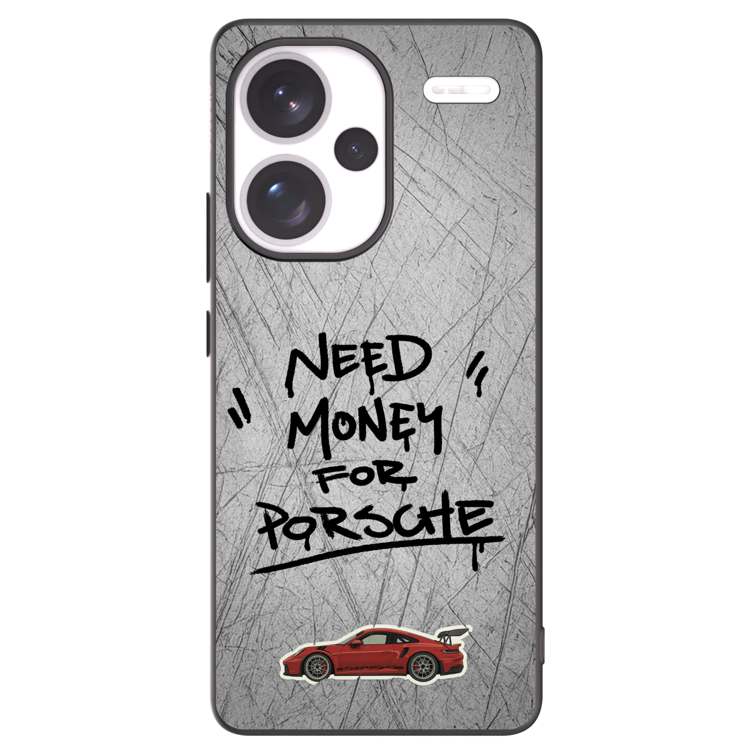 Picasee crna silikonska maskica za Xiaomi Redmi Note 13 Pro+ 5G - Grey Drift