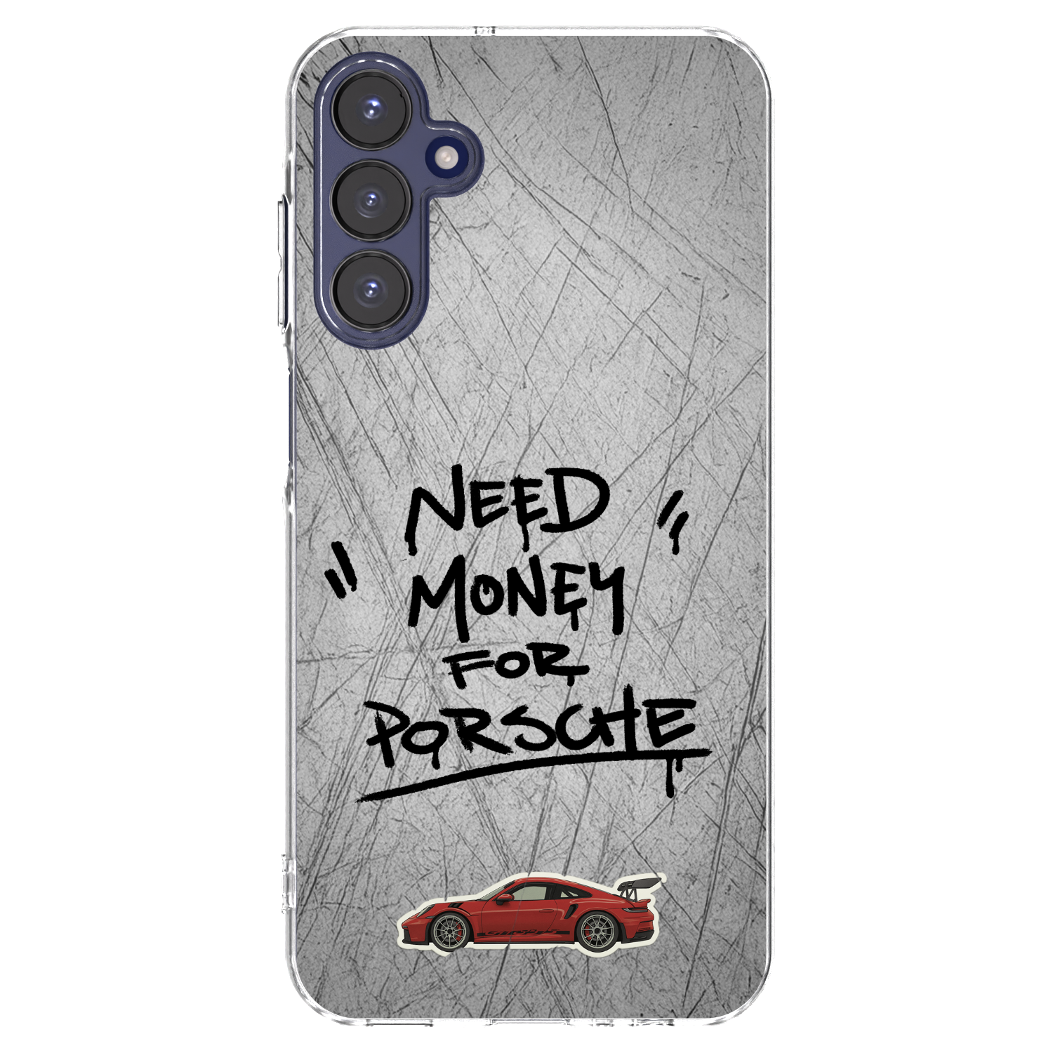 Picasee silikonska prozirna maskica za Samsung Galaxy A15 A155F 4G - Grey Drift