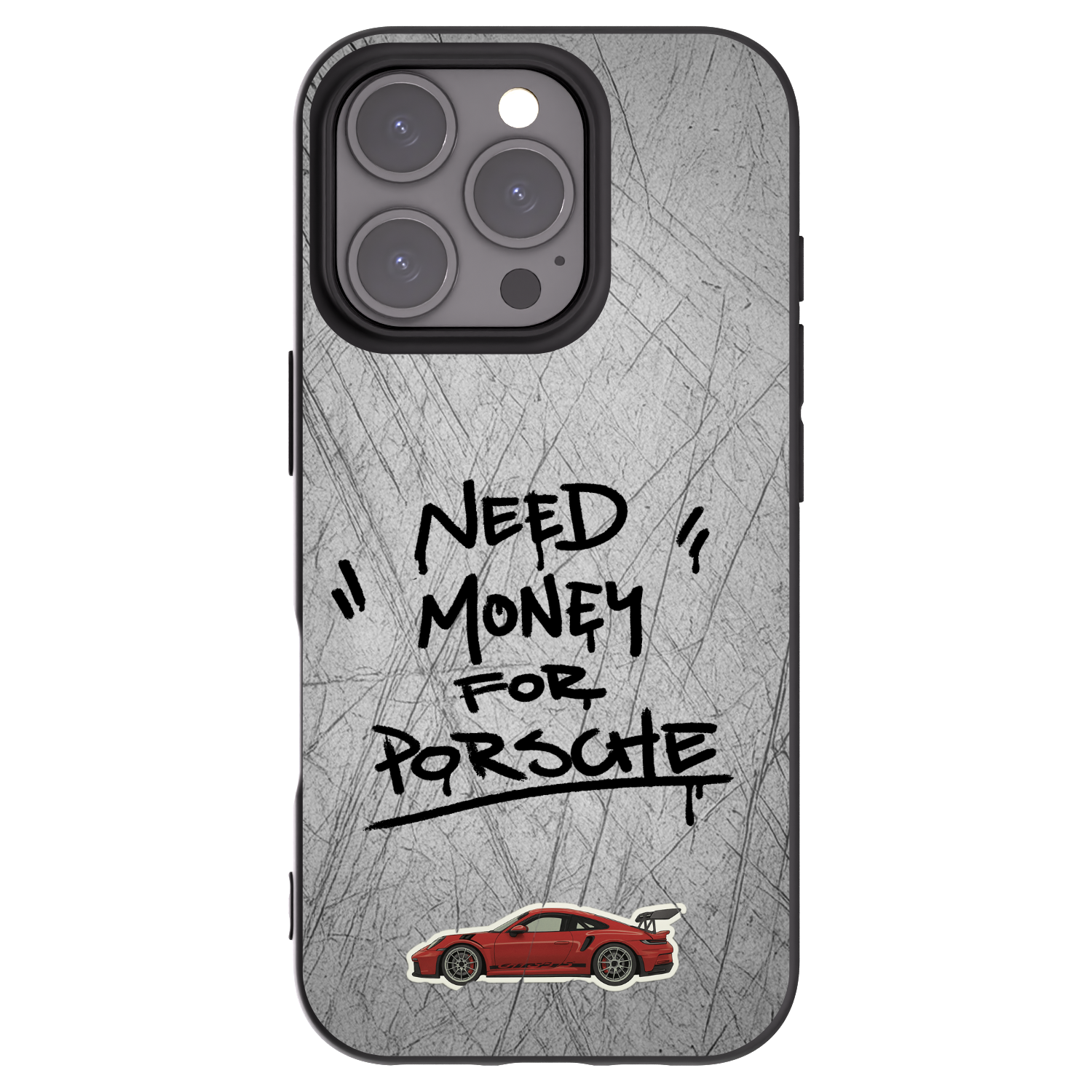 Picasee crna silikonska maskica za Apple iPhone 16 Pro - Grey Drift