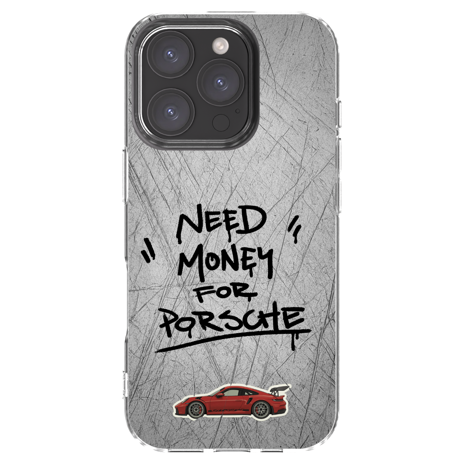 Picasee silikonska prozirna maskica za Apple iPhone 16 Pro - Grey Drift