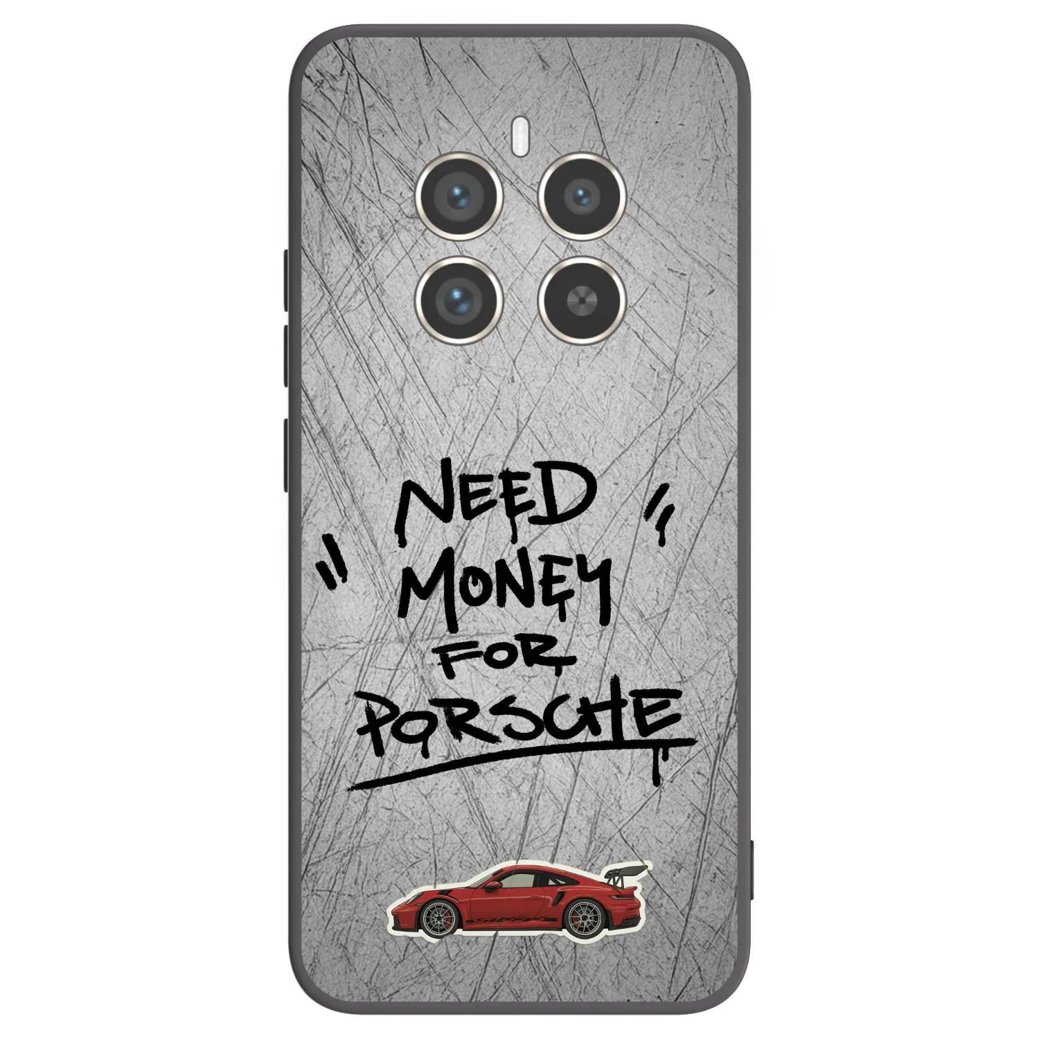 Picasee crna silikonska maskica za Realme 12 Pro 5G - Grey Drift
