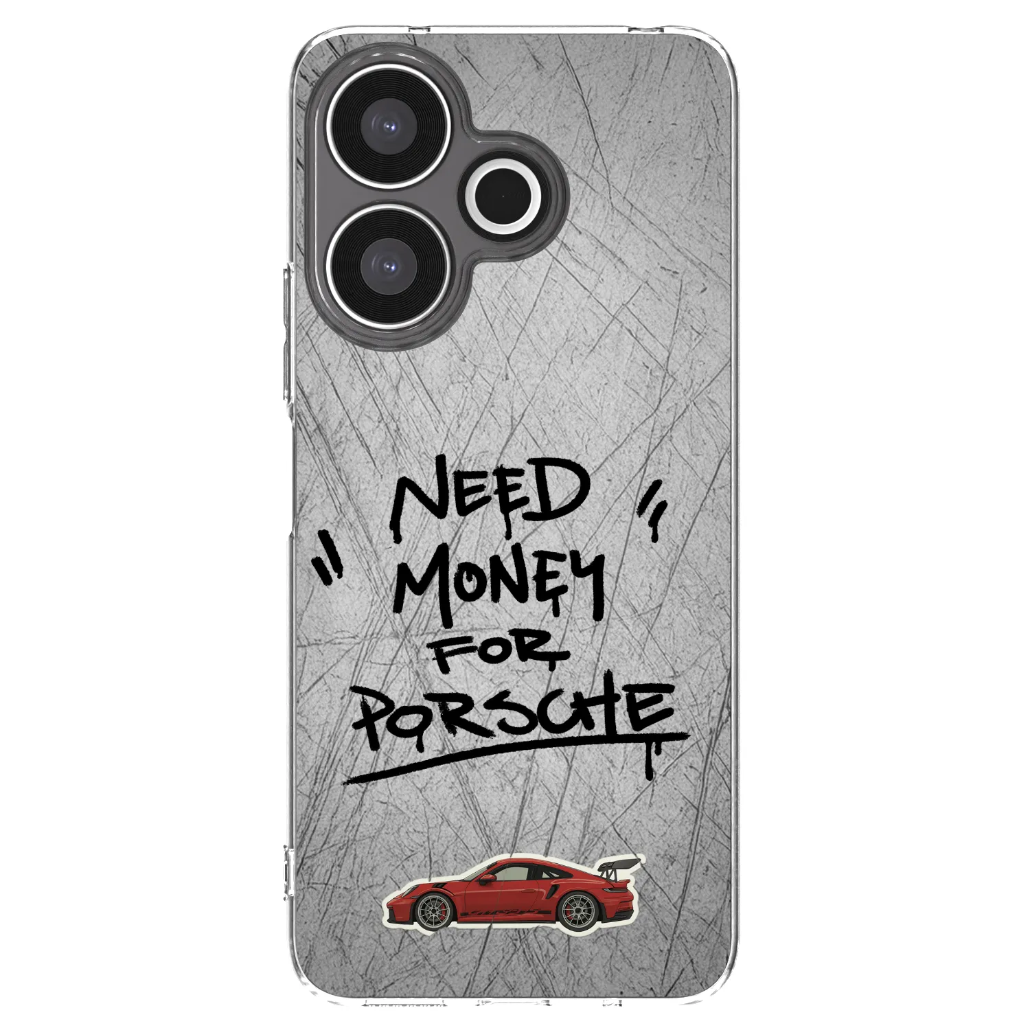 Picasee silikonska prozirna maskica za Xiaomi Redmi 13 4G - Grey Drift