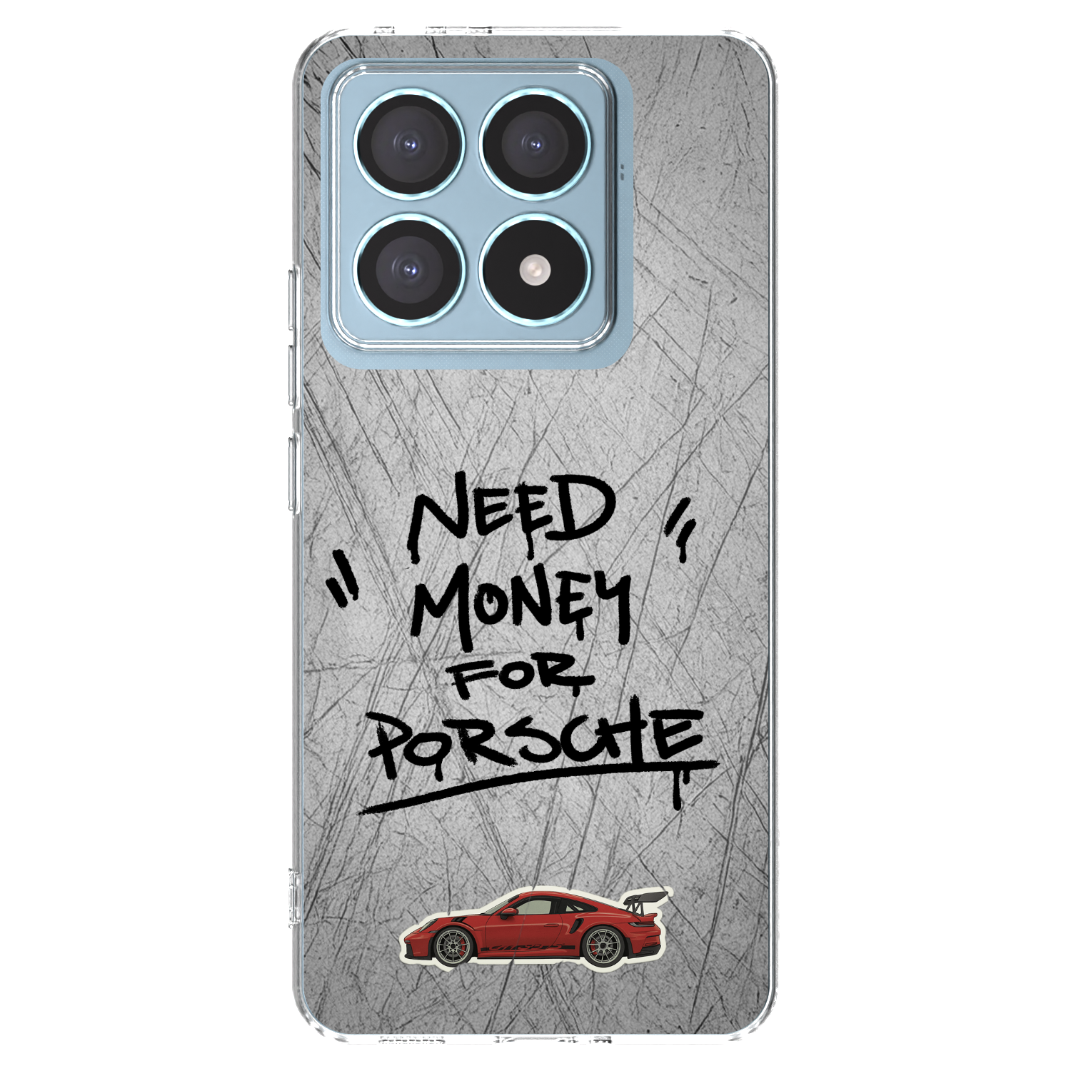 Picasee silikonska prozirna maskica za Xiaomi 14T Pro - Grey Drift