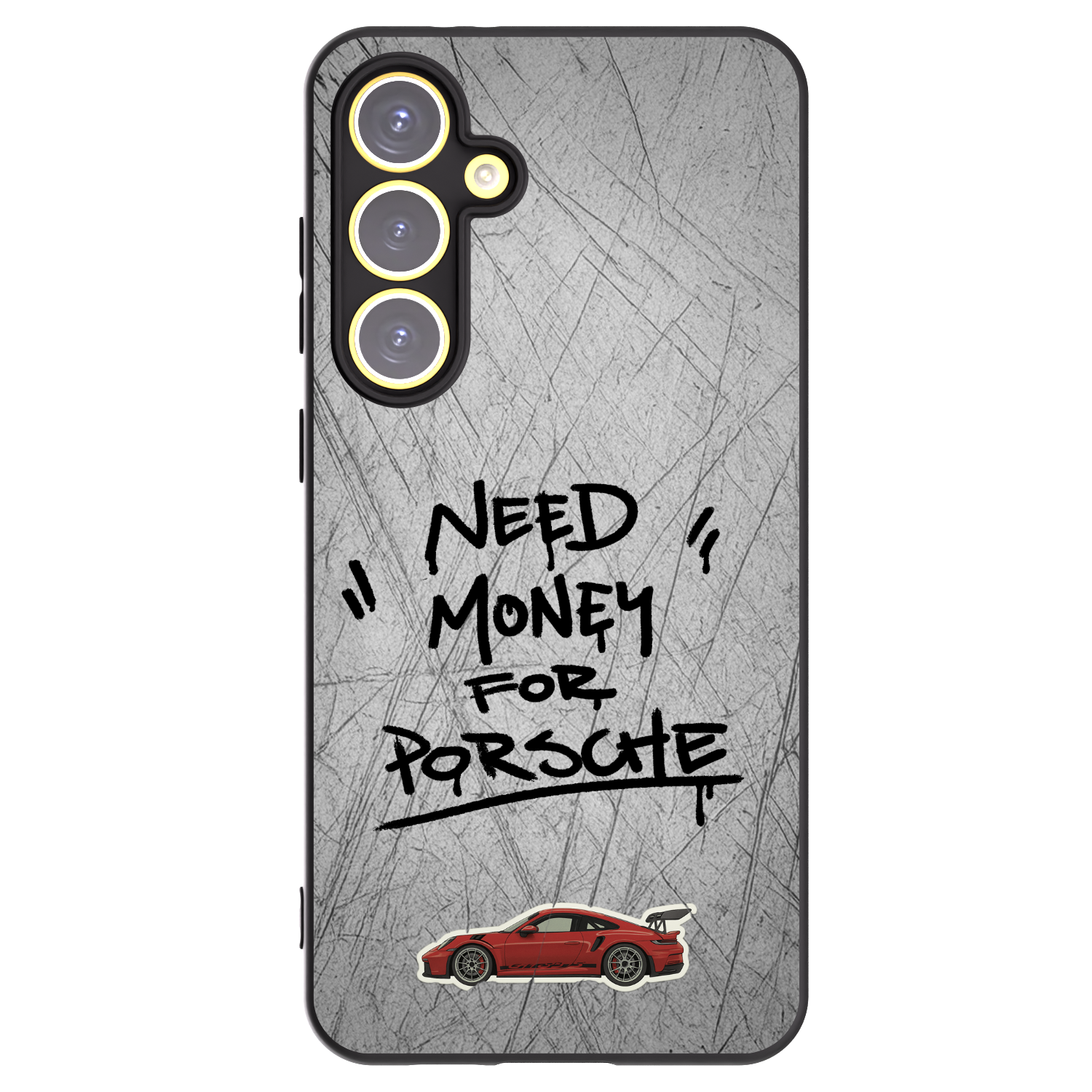 Picasee crna silikonska maskica za Samsung Galaxy S24 FE S721B - Grey Drift