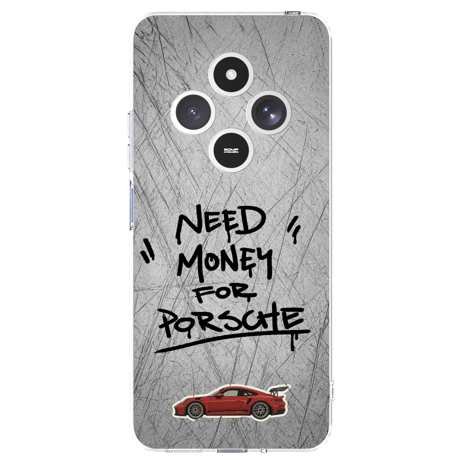 Picasee silikonska prozirna maskica za Xiaomi Redmi 14C - Grey Drift