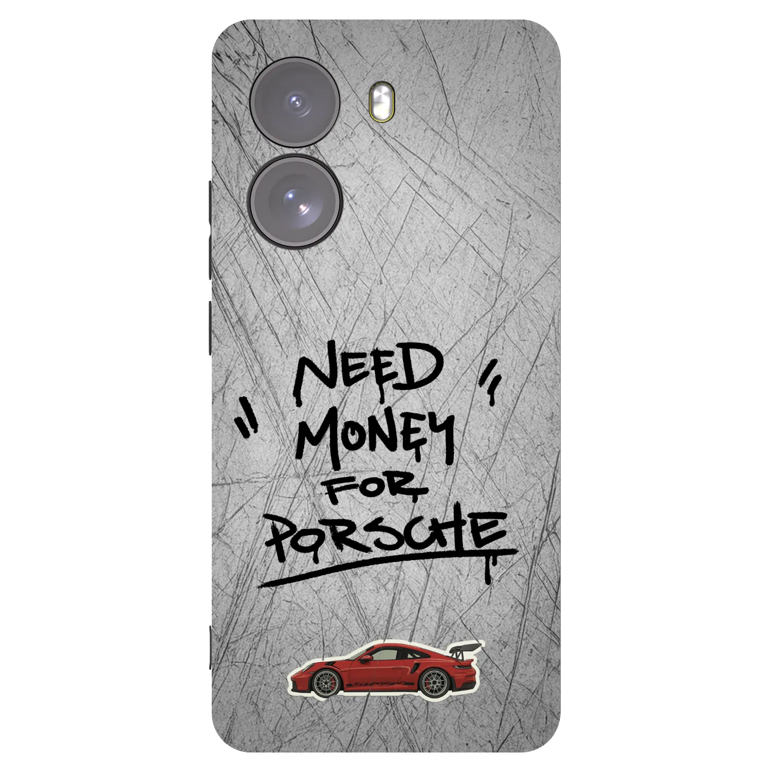 Picasee crna silikonska maskica za Xiaomi Poco X7 - Grey Drift