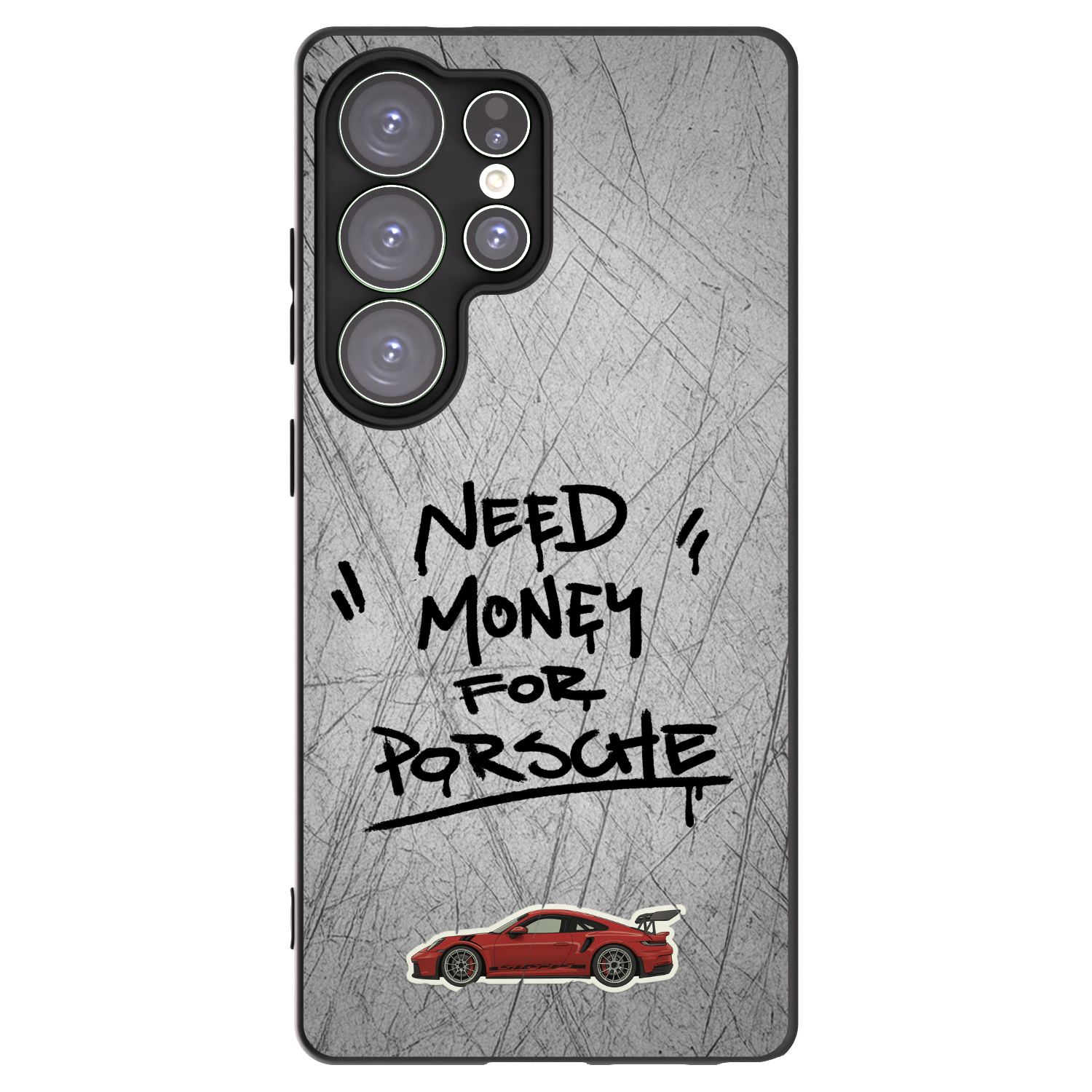 Picasee crna silikonska maskica za Samsung Galaxy S25 Ultra 5G - Grey Drift