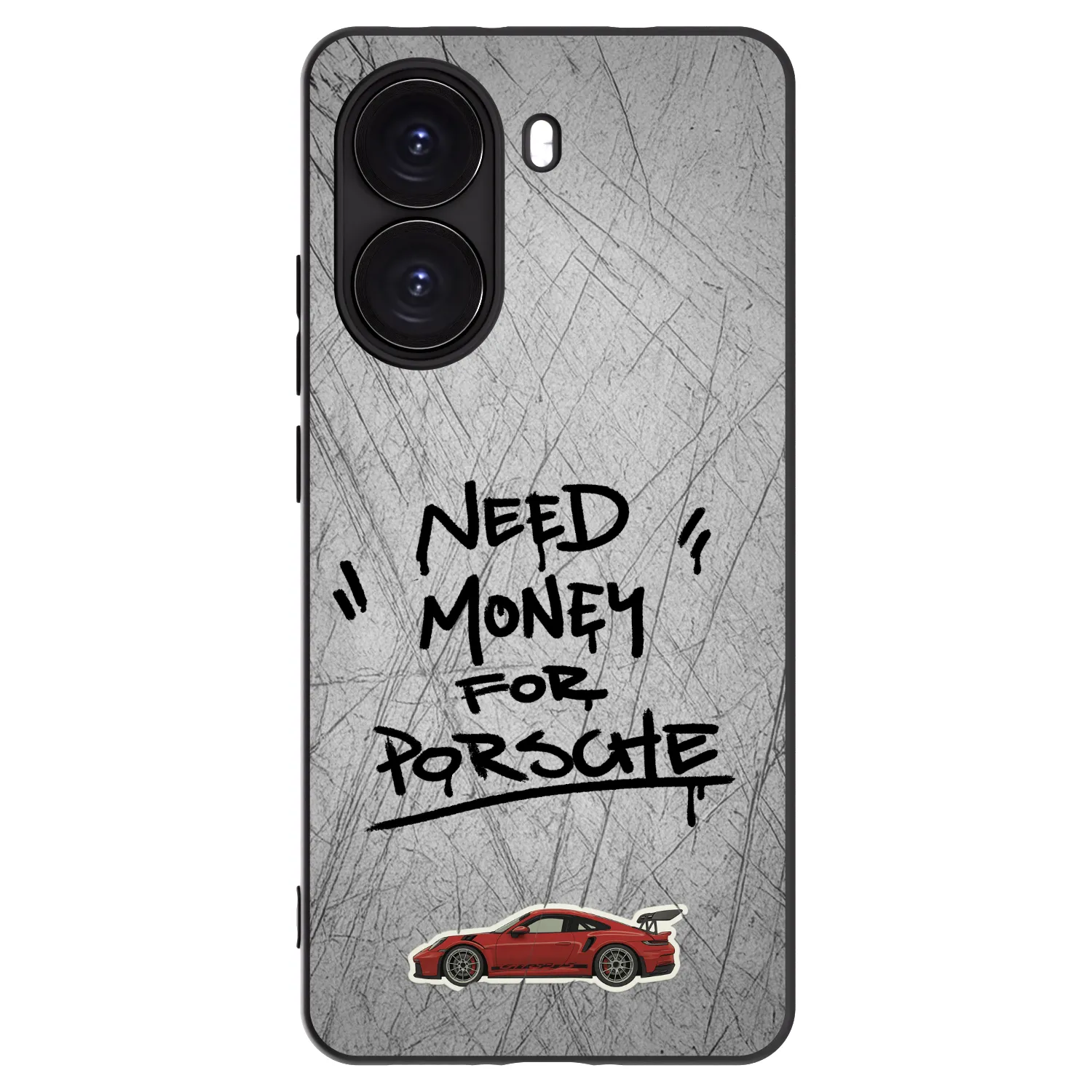 Picasee crna silikonska maskica za Xiaomi Poco X7 Pro 5G - Grey Drift