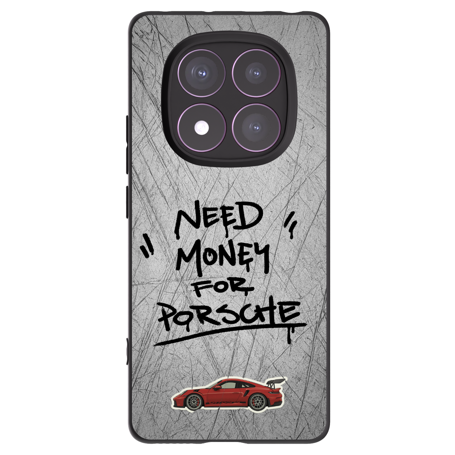 Picasee crna silikonska maskica za Xiaomi Redmi Note 14 Pro 4G - Grey Drift