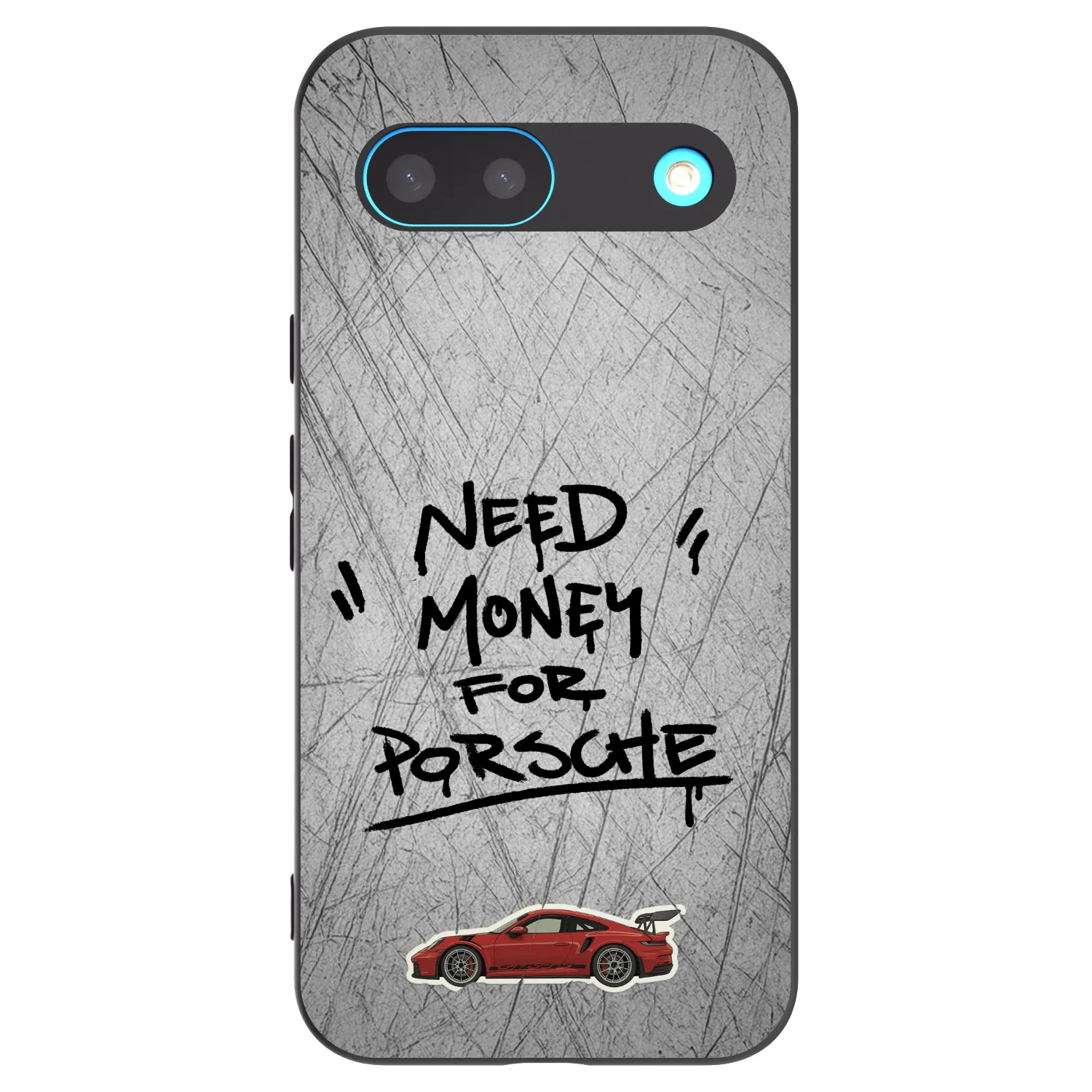 Picasee crna silikonska maskica za Google Pixel 8 - Grey Drift