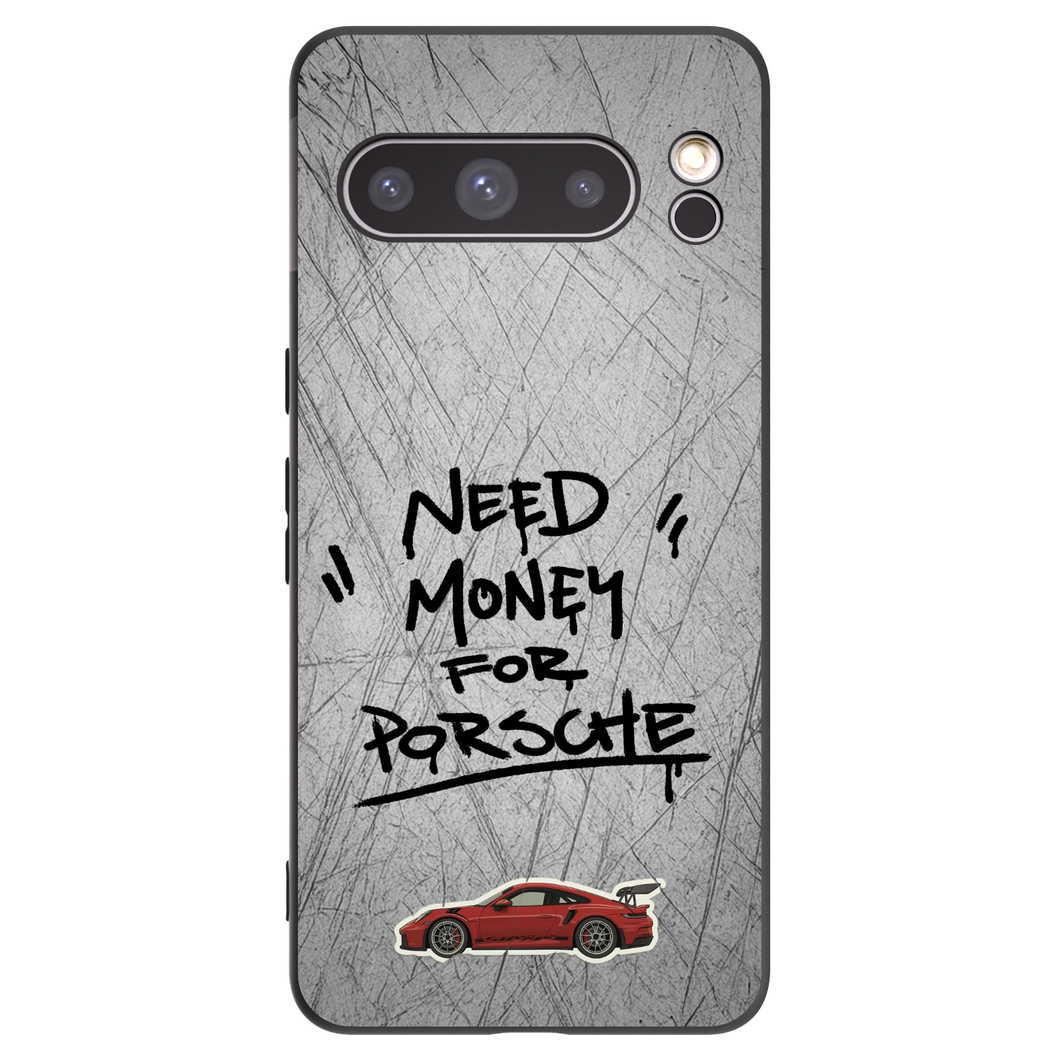 Picasee crna silikonska maskica za Google Pixel 8 Pro - Grey Drift