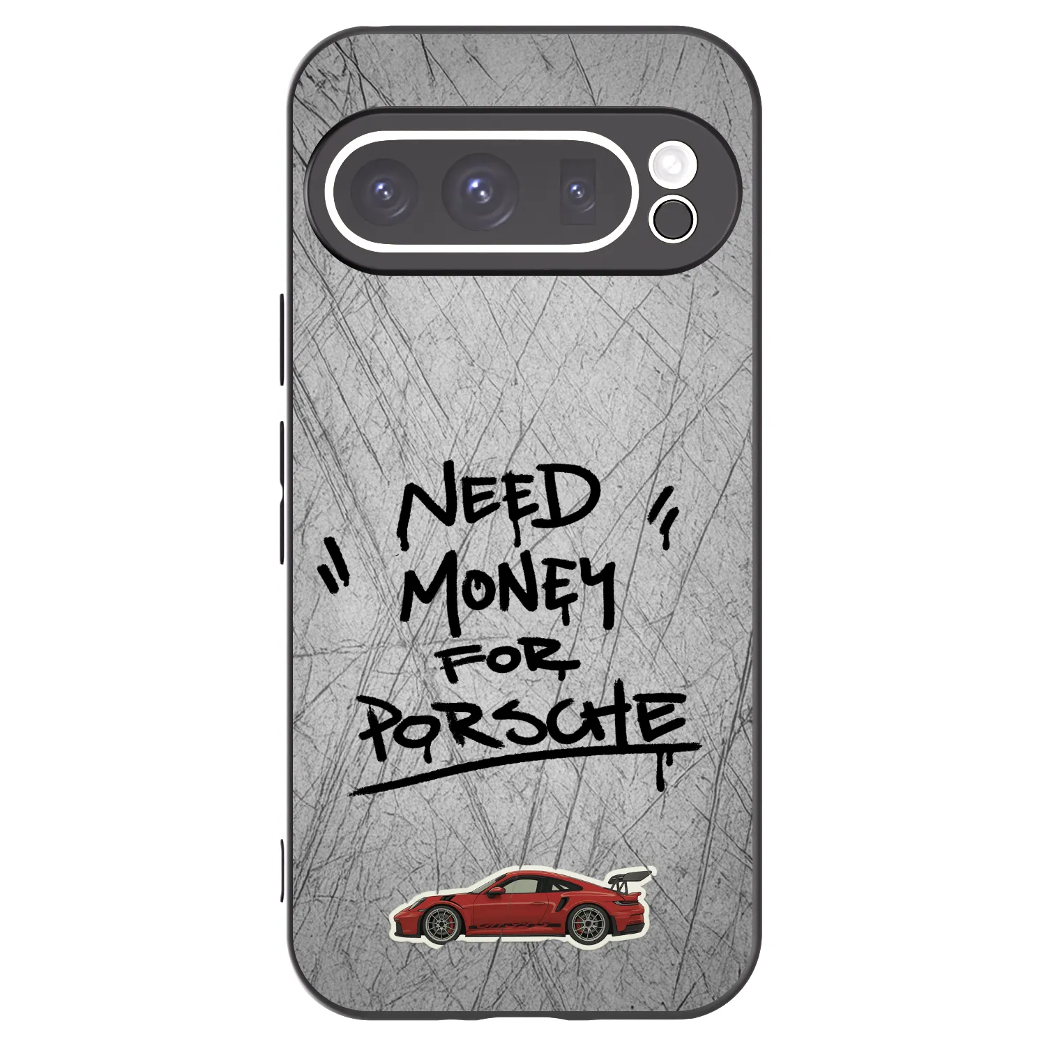 Picasee crna silikonska maskica za Google Pixel 9 Pro - Grey Drift