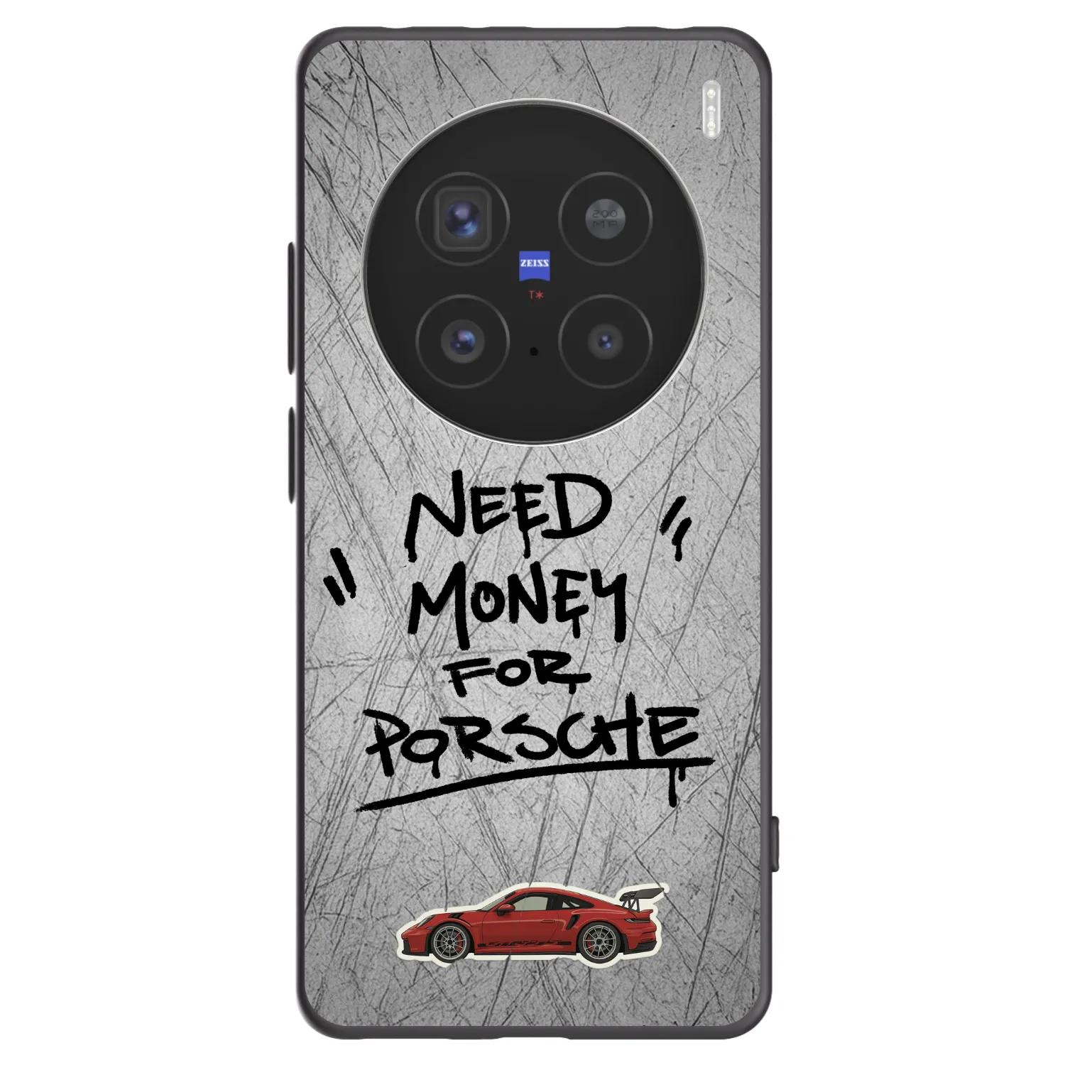 Picasee crna silikonska maskica za Vivo X200 Pro - Grey Drift