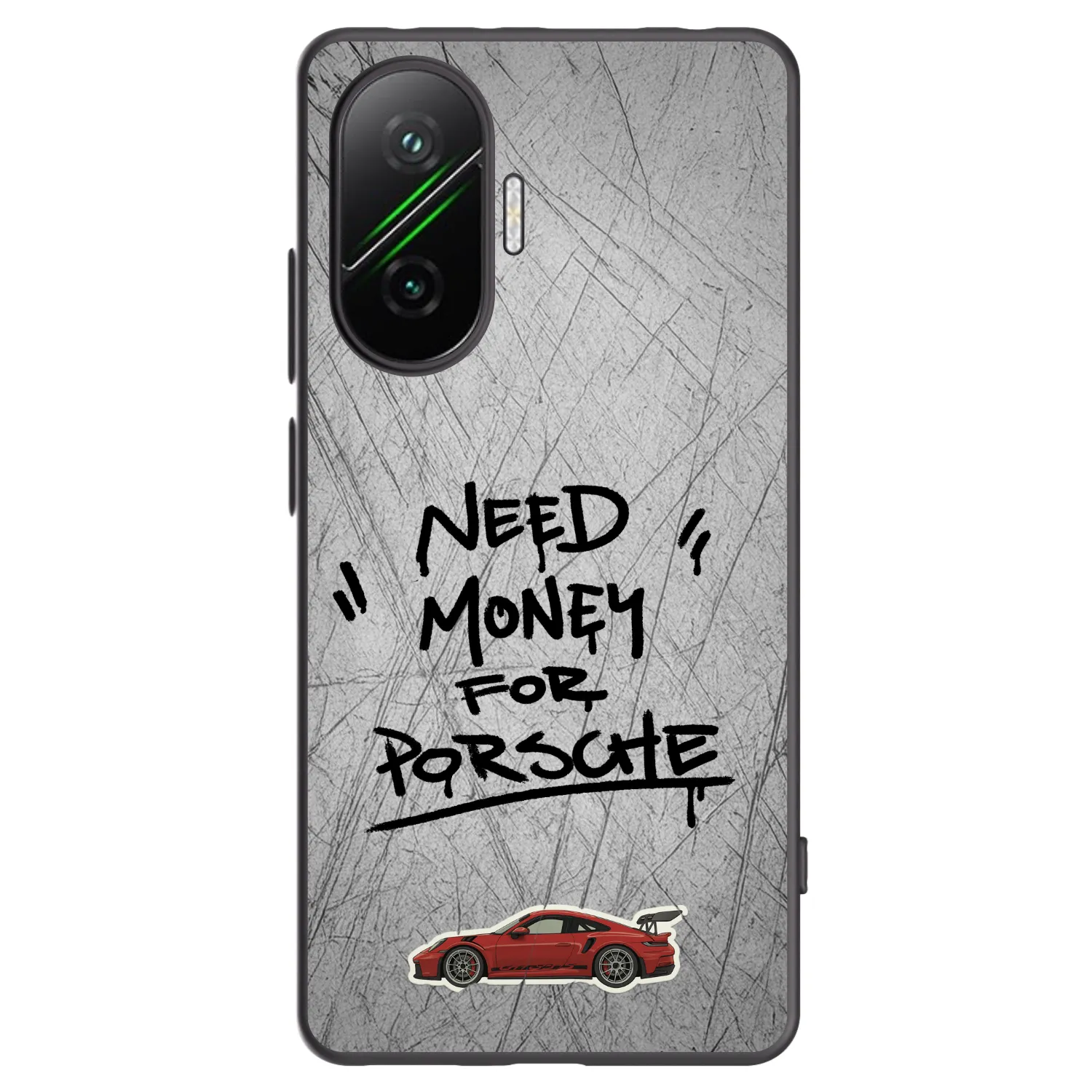 Picasee crna silikonska maskica za Xiaomi Poco F7 Pro 5G - Grey Drift