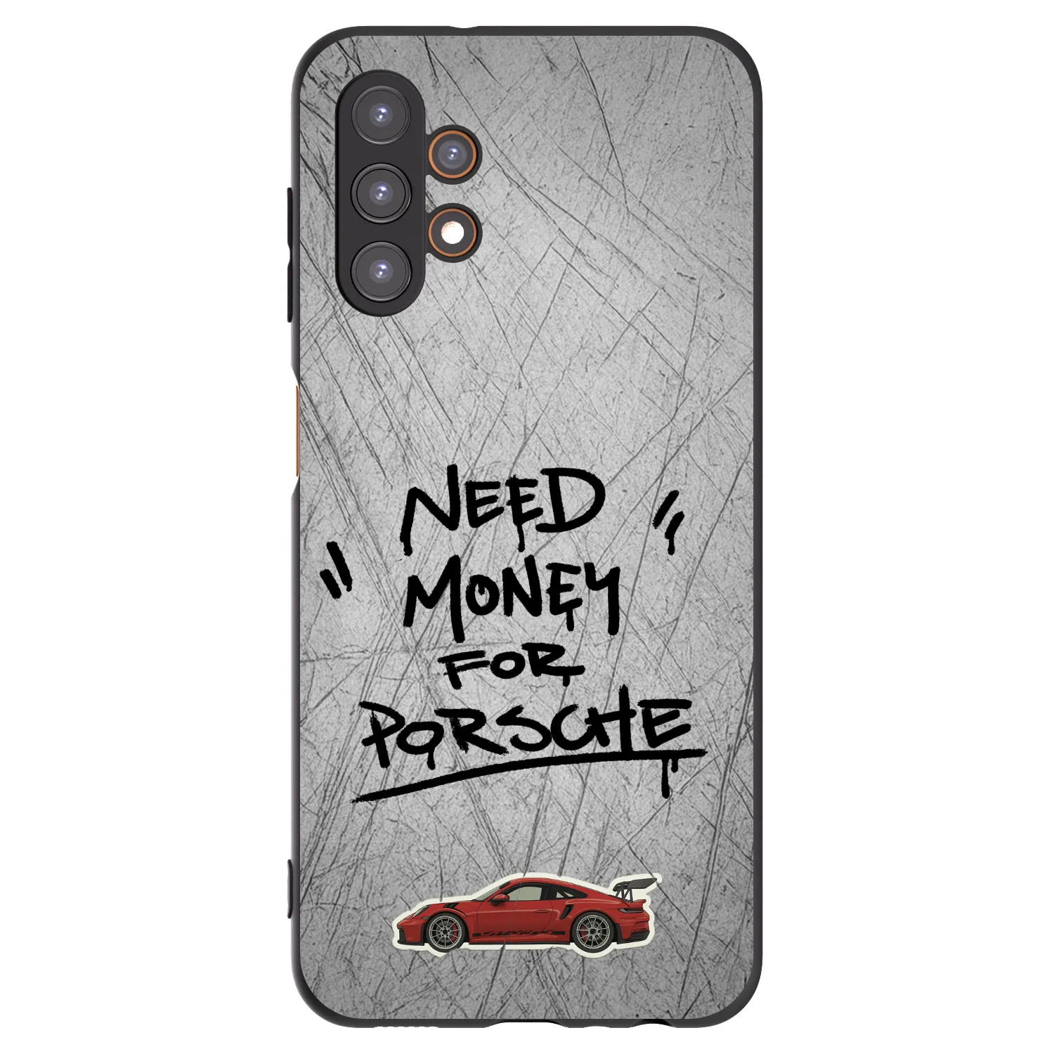 Picasee crna silikonska maskica za Samsung Galaxy A13 5G - Grey Drift