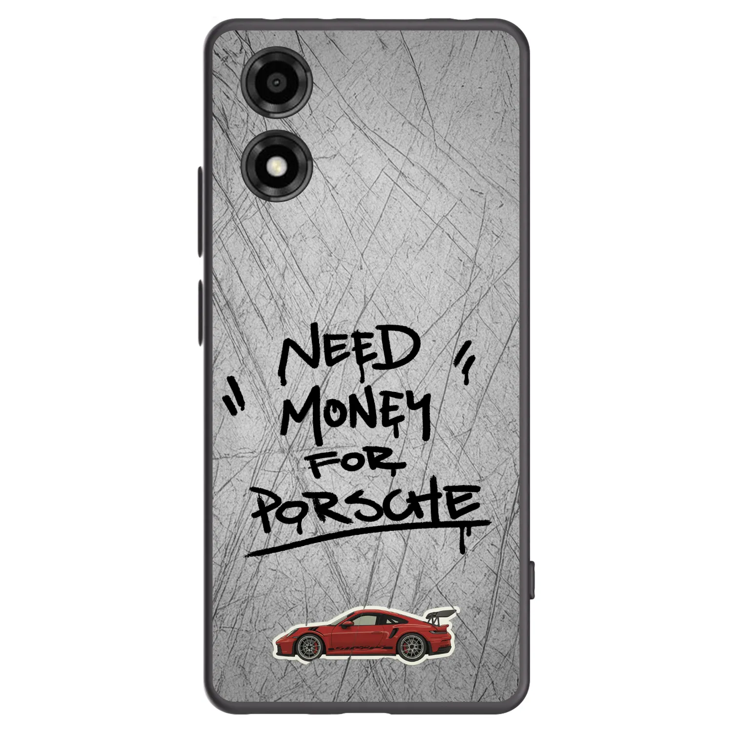 Picasee crna silikonska maskica za Motorola Moto E14 - Grey Drift