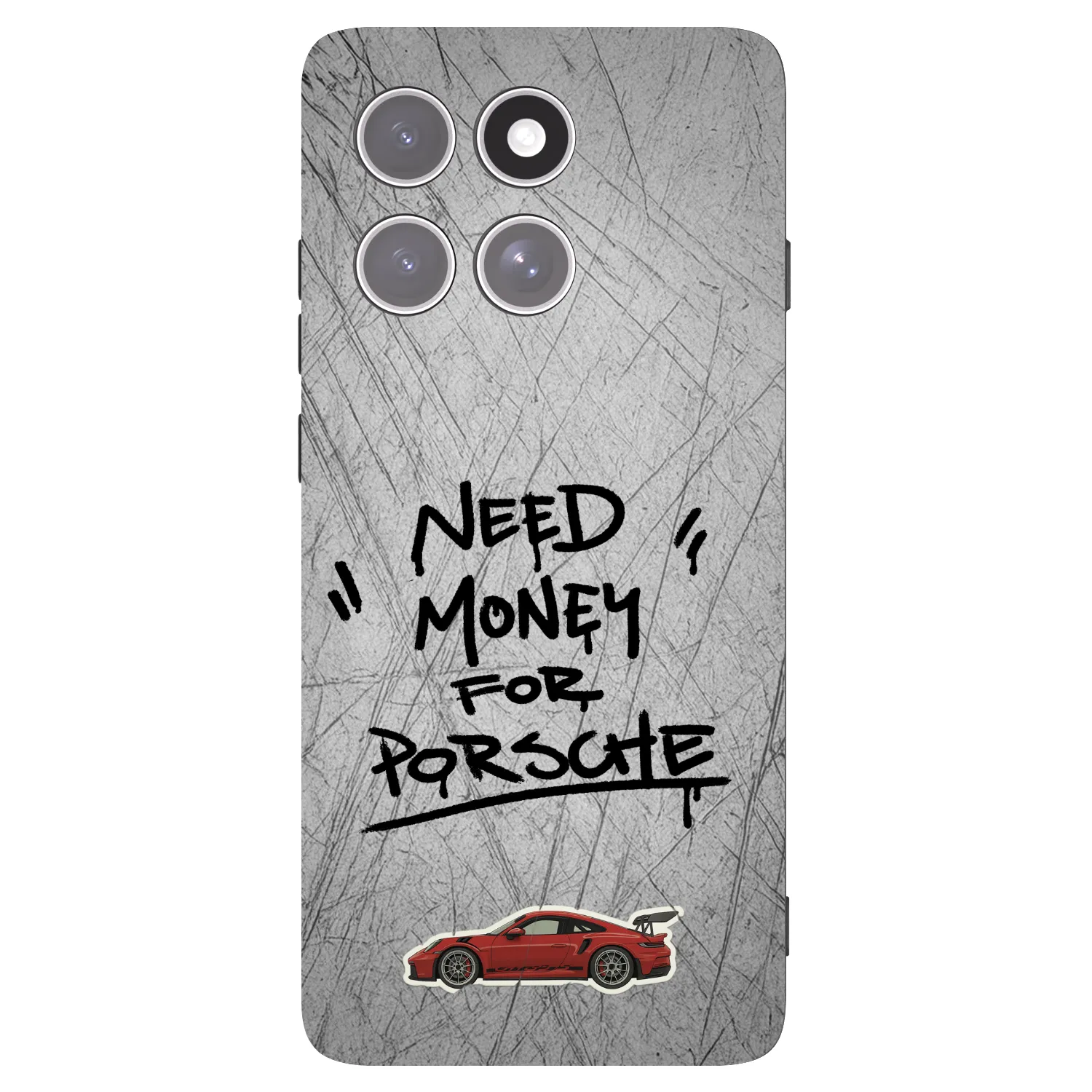 Picasee crna silikonska maskica za Motorola Edge 60 Pro - Grey Drift