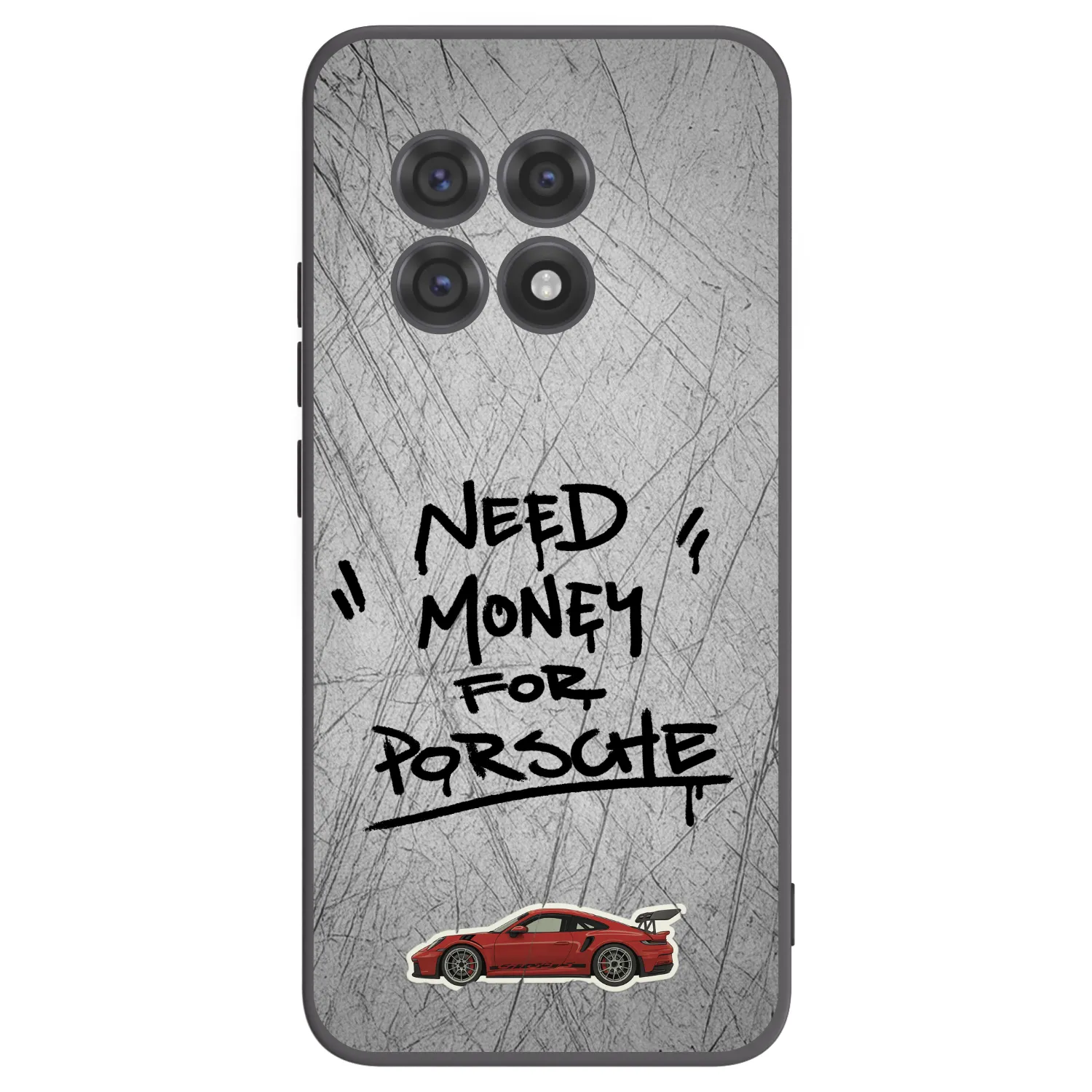 Picasee crna silikonska maskica za OnePlus 13R 5G - Grey Drift