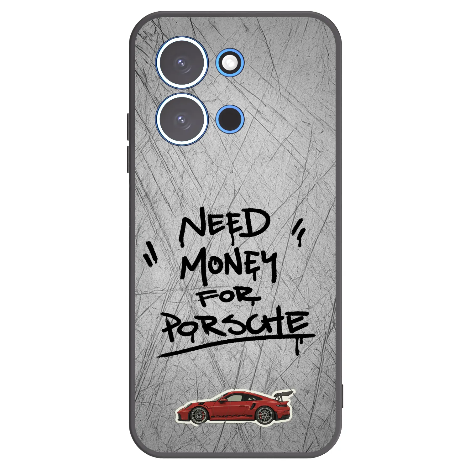 Picasee crna silikonska maskica za Xiaomi Redmi 15C 4G - Grey Drift