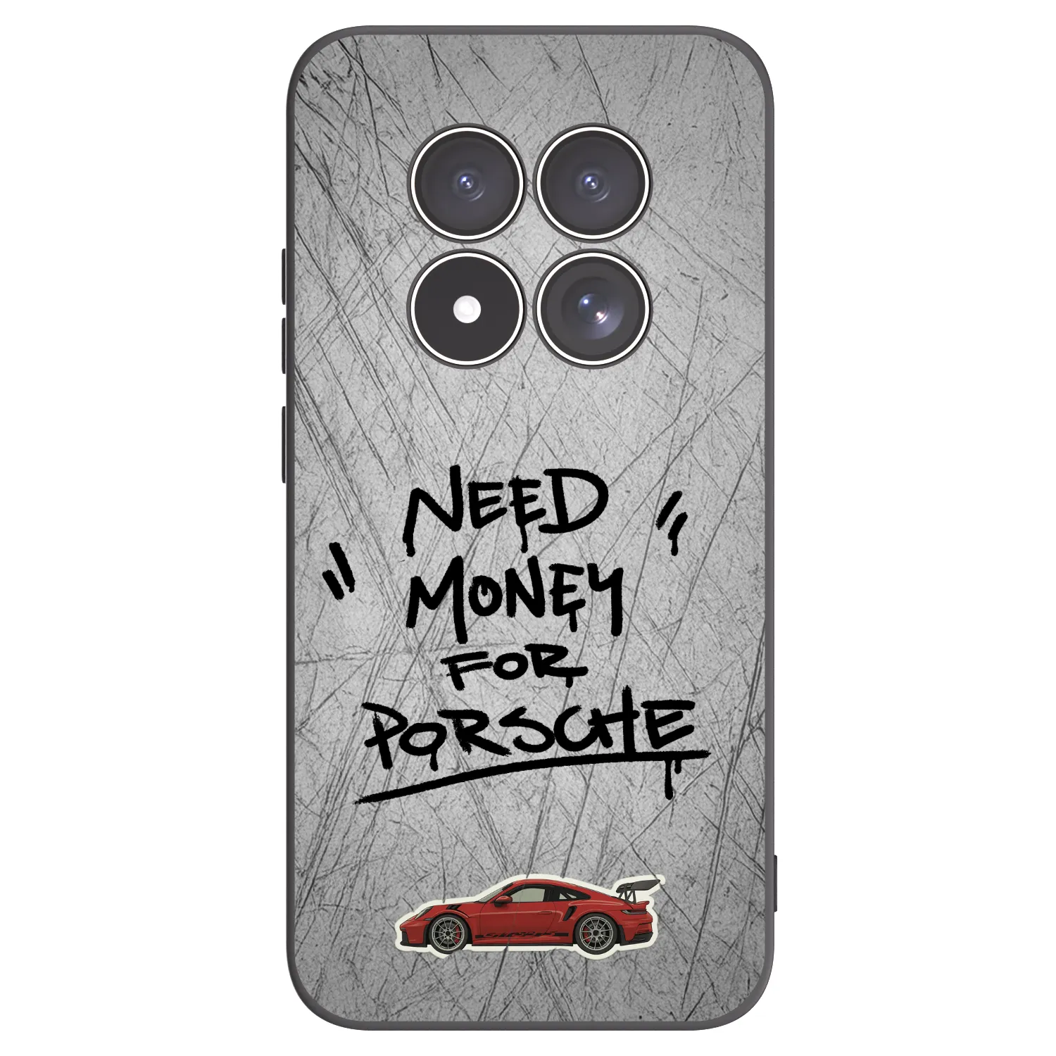 Picasee crna silikonska maskica za Xiaomi Redmi Note 15 Pro 4G - Grey Drift