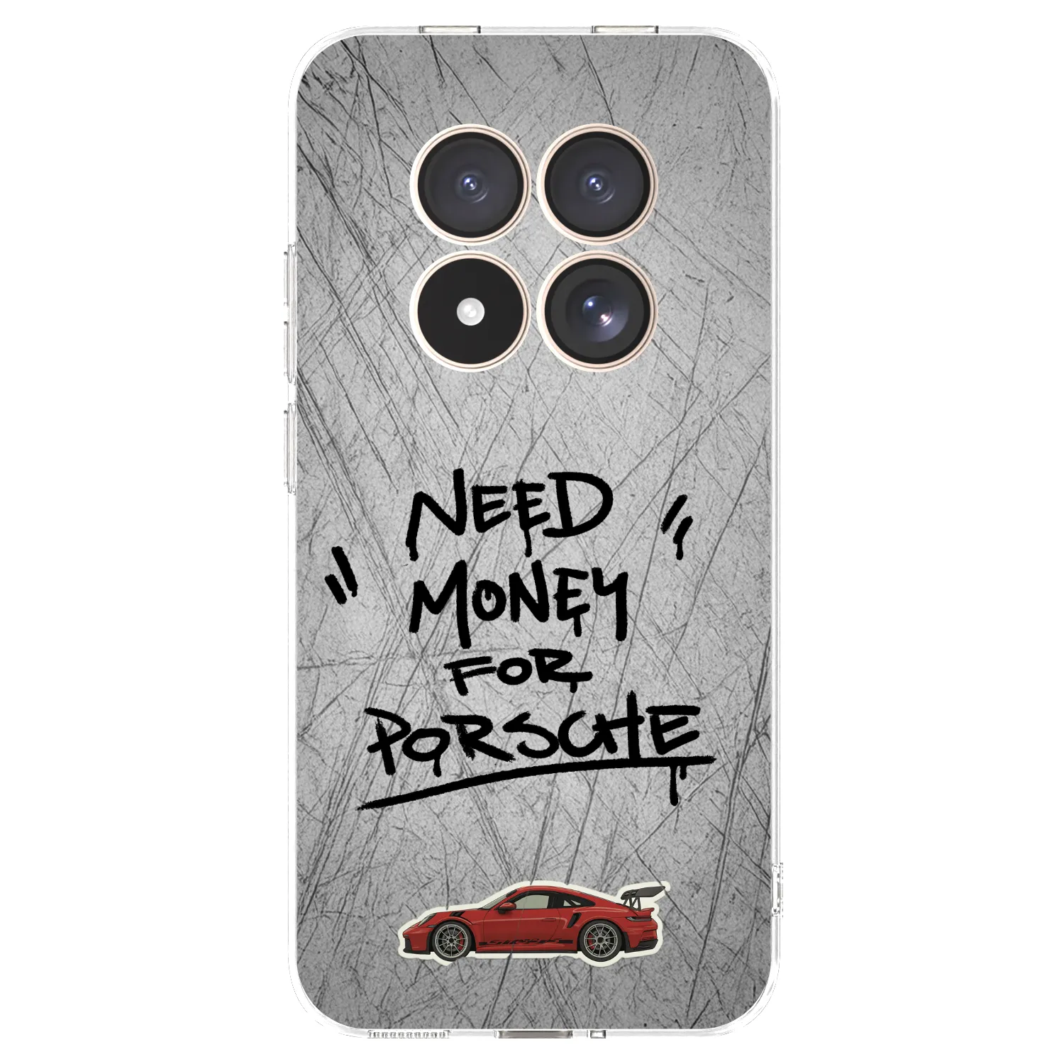 Picasee silikonska prozirna maskica za Xiaomi Redmi Note 15 Pro 4G - Grey Drift