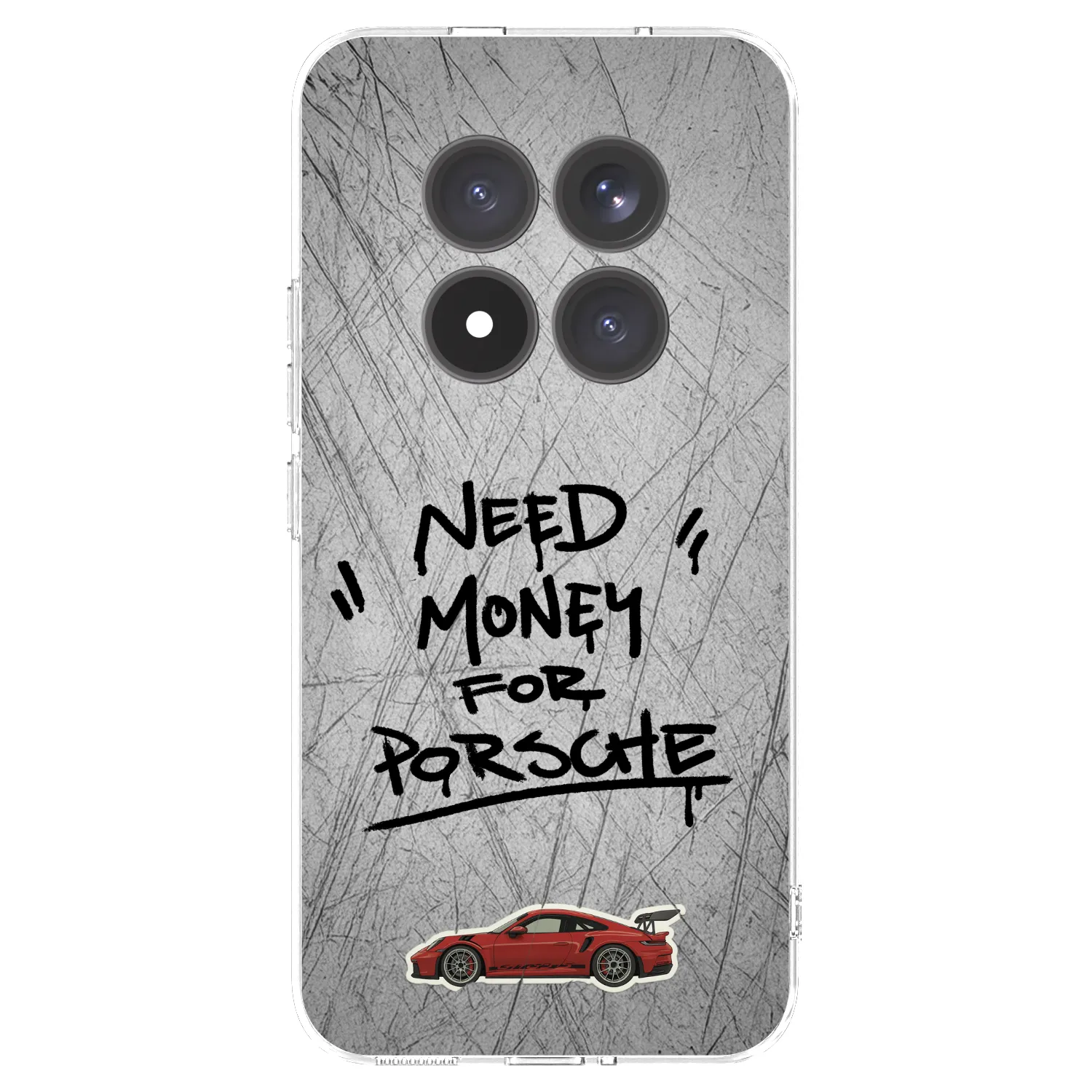 Picasee silikonska prozirna maskica za Xiaomi Redmi Note 15 Pro+ - Grey Drift