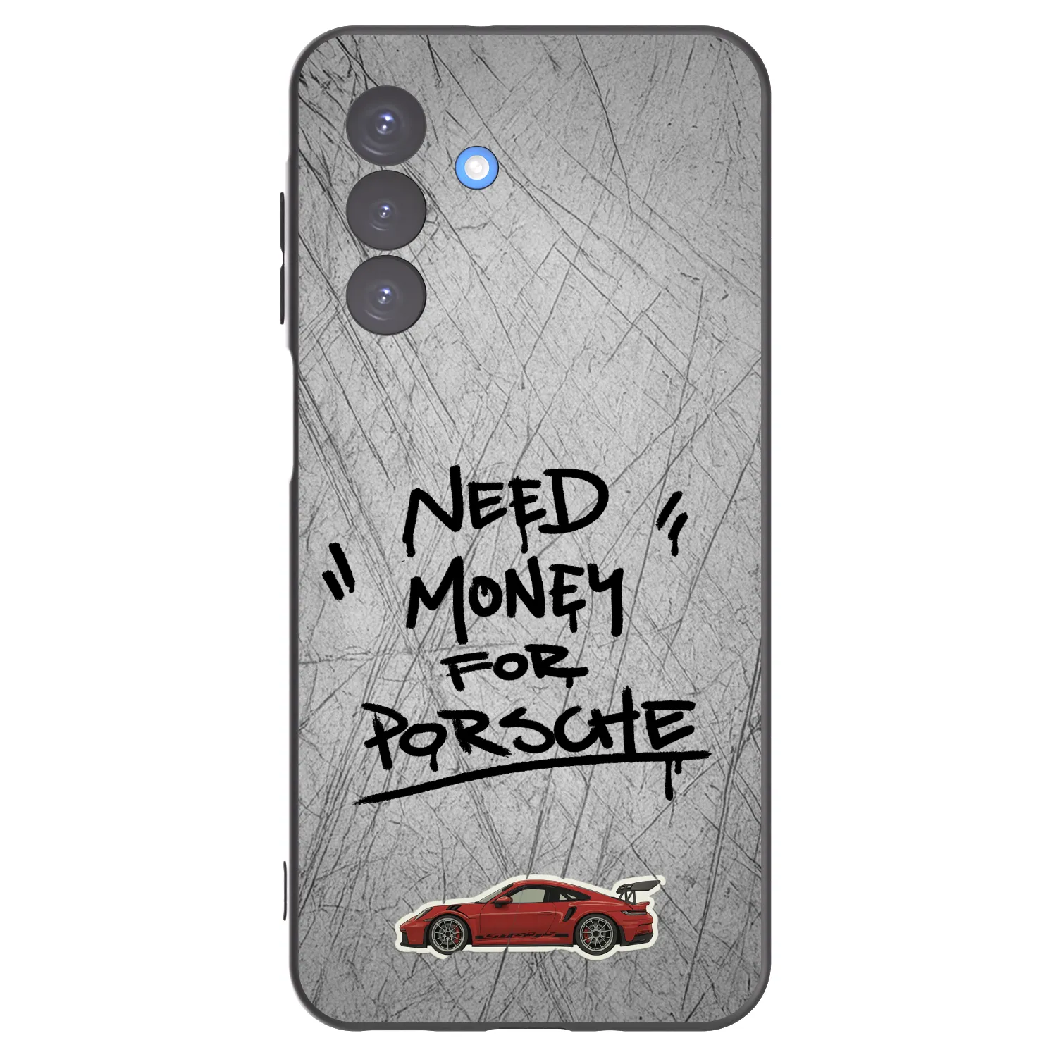 Picasee crna silikonska maskica za Samsung Galaxy A17 5G - Grey Drift