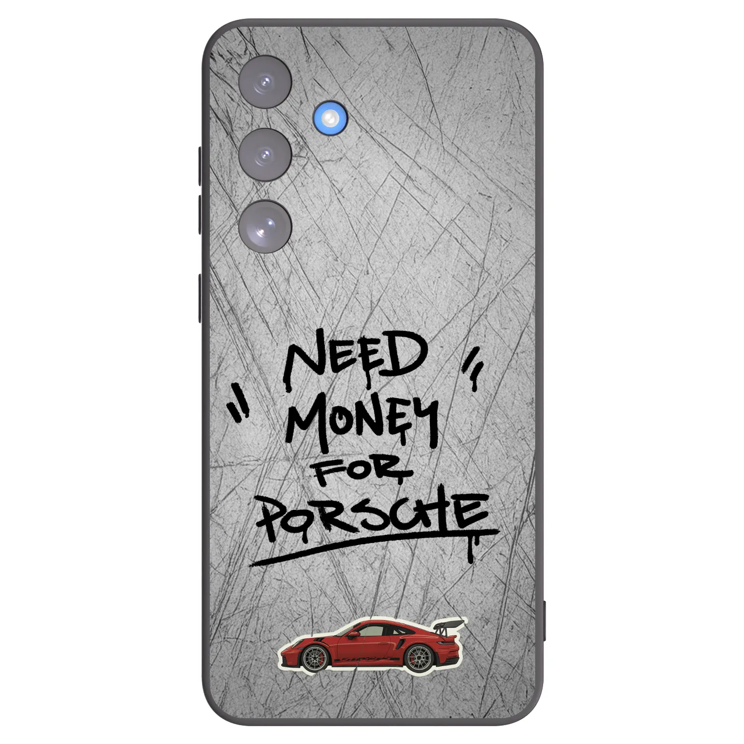 Picasee crna silikonska maskica za Samsung Galaxy S25 FE 5G - Grey Drift