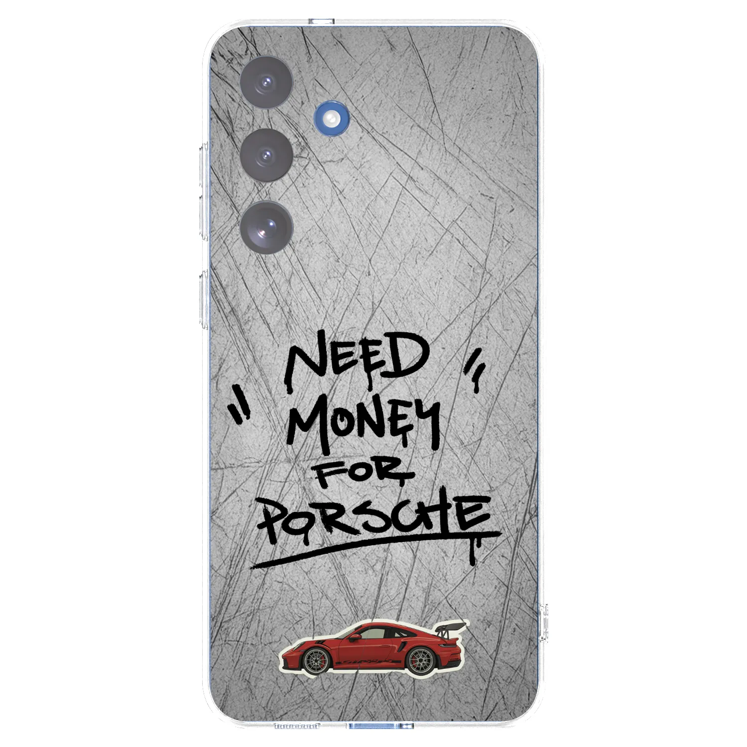 Picasee silikonska prozirna maskica za Samsung Galaxy S25 FE 5G - Grey Drift