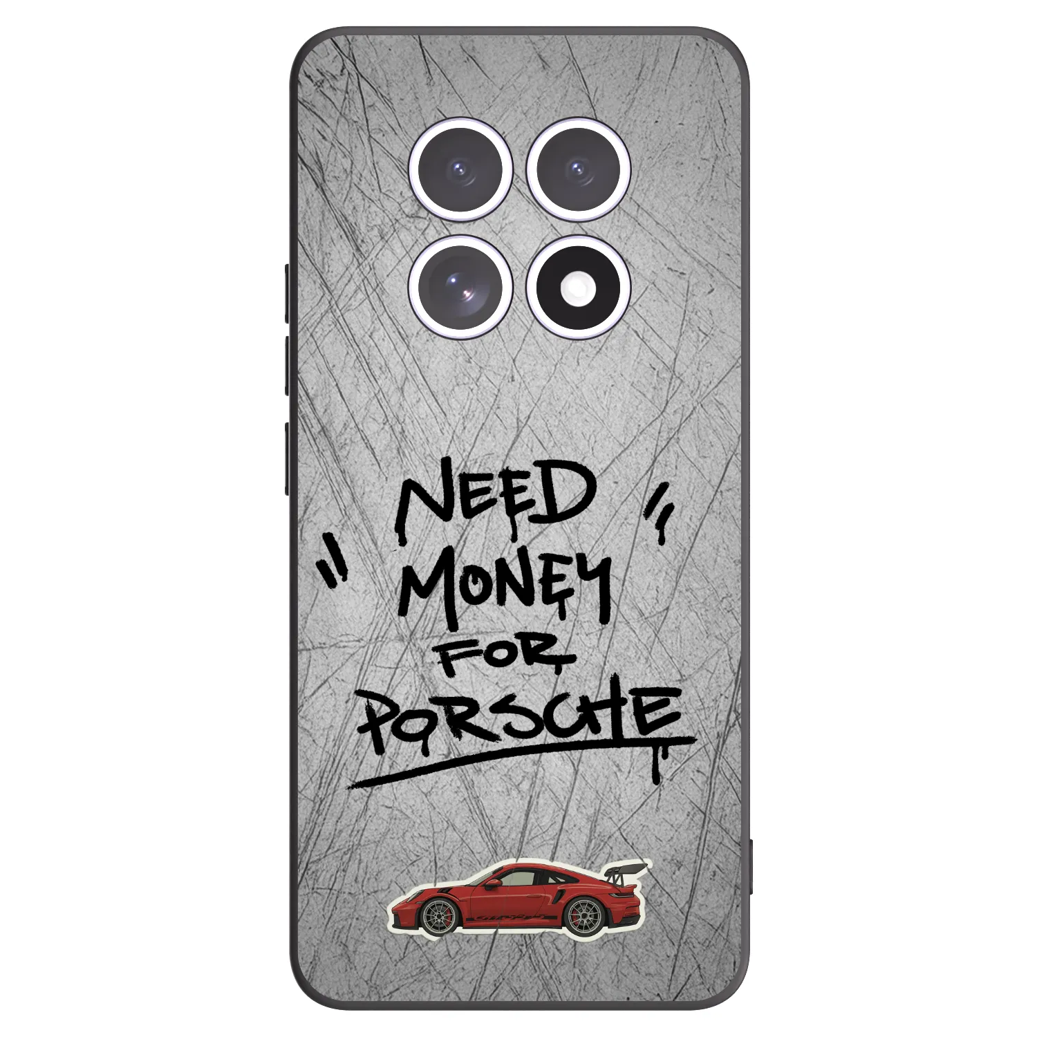 Picasee crna silikonska maskica za Xiaomi Redmi Note 15 - Grey Drift