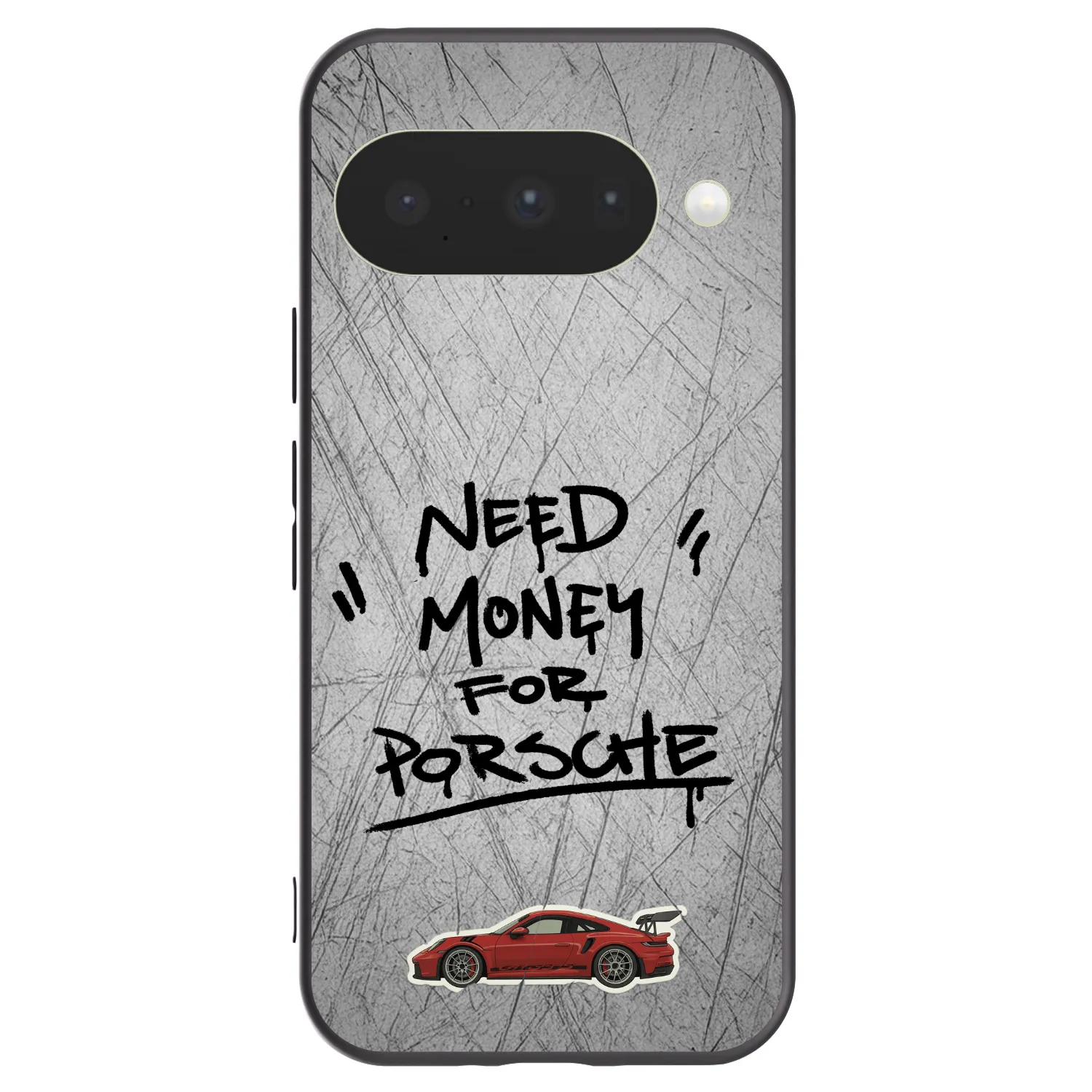 Picasee crna silikonska maskica za Google Pixel 10 - Grey Drift
