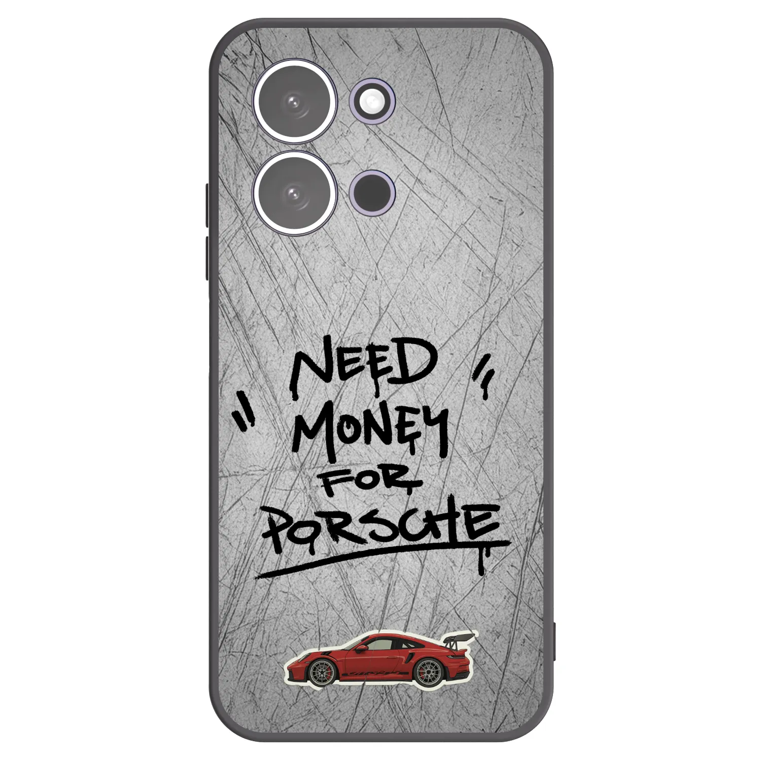 Picasee crna silikonska maskica za Xiaomi Redmi 15C 5G - Grey Drift