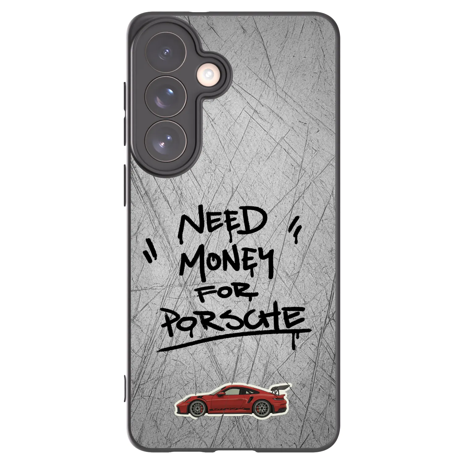 Picasee crna silikonska maskica za Samsung Galaxy S26+ - Grey Drift