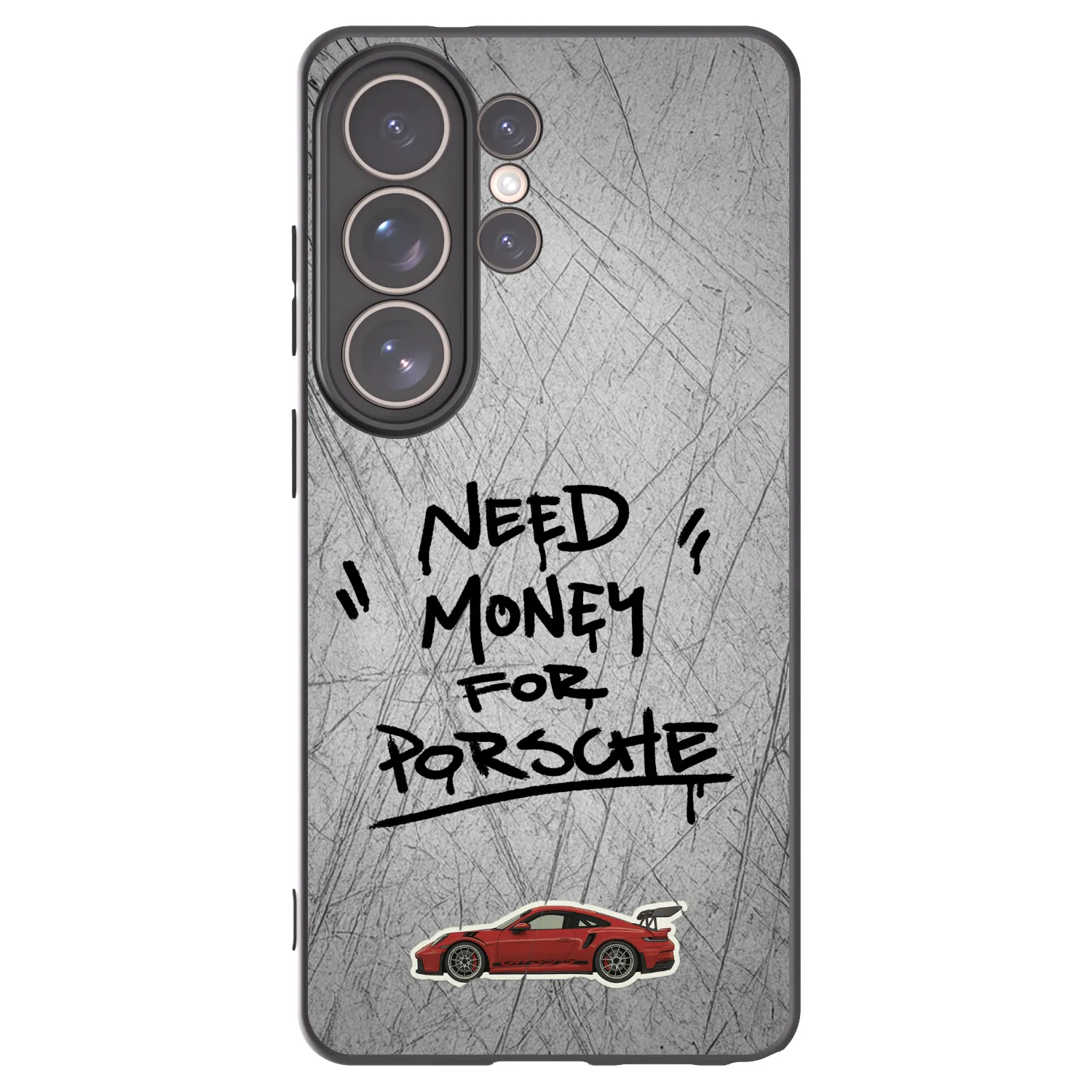 Picasee crna silikonska maskica za Samsung Galaxy S26 Ultra - Grey Drift