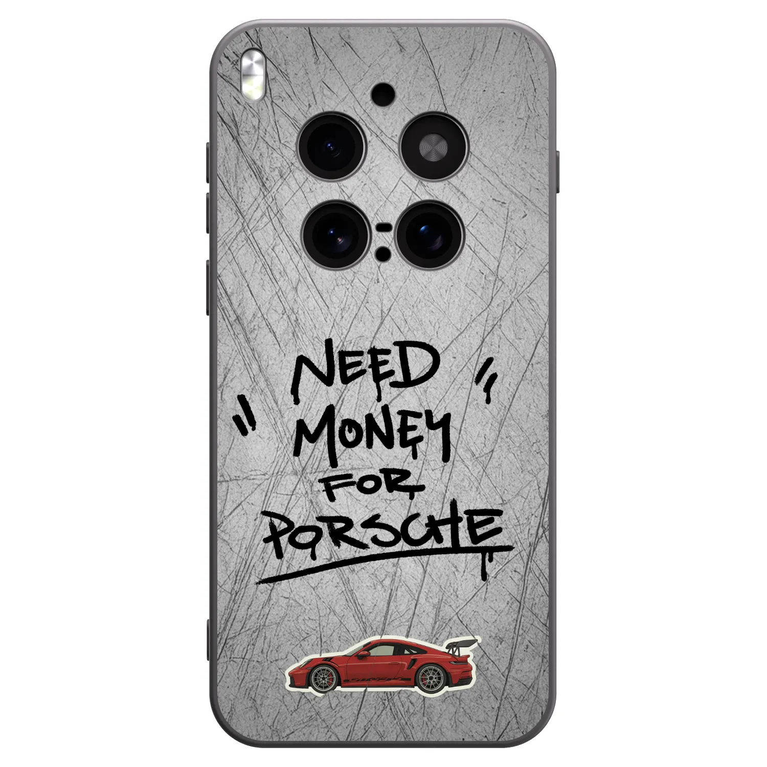 Picasee crna silikonska maskica za Vivo X300 Pro - Grey Drift