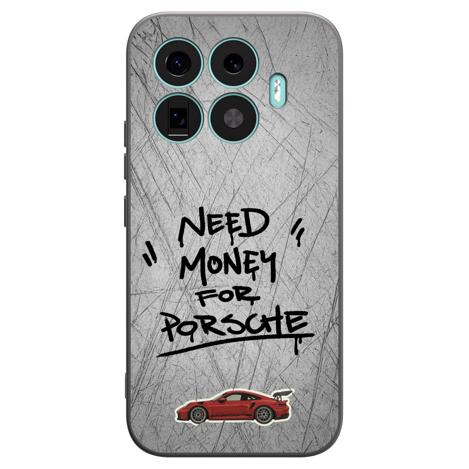 Picasee crna silikonska maskica za Xiaomi 17T - Grey Drift