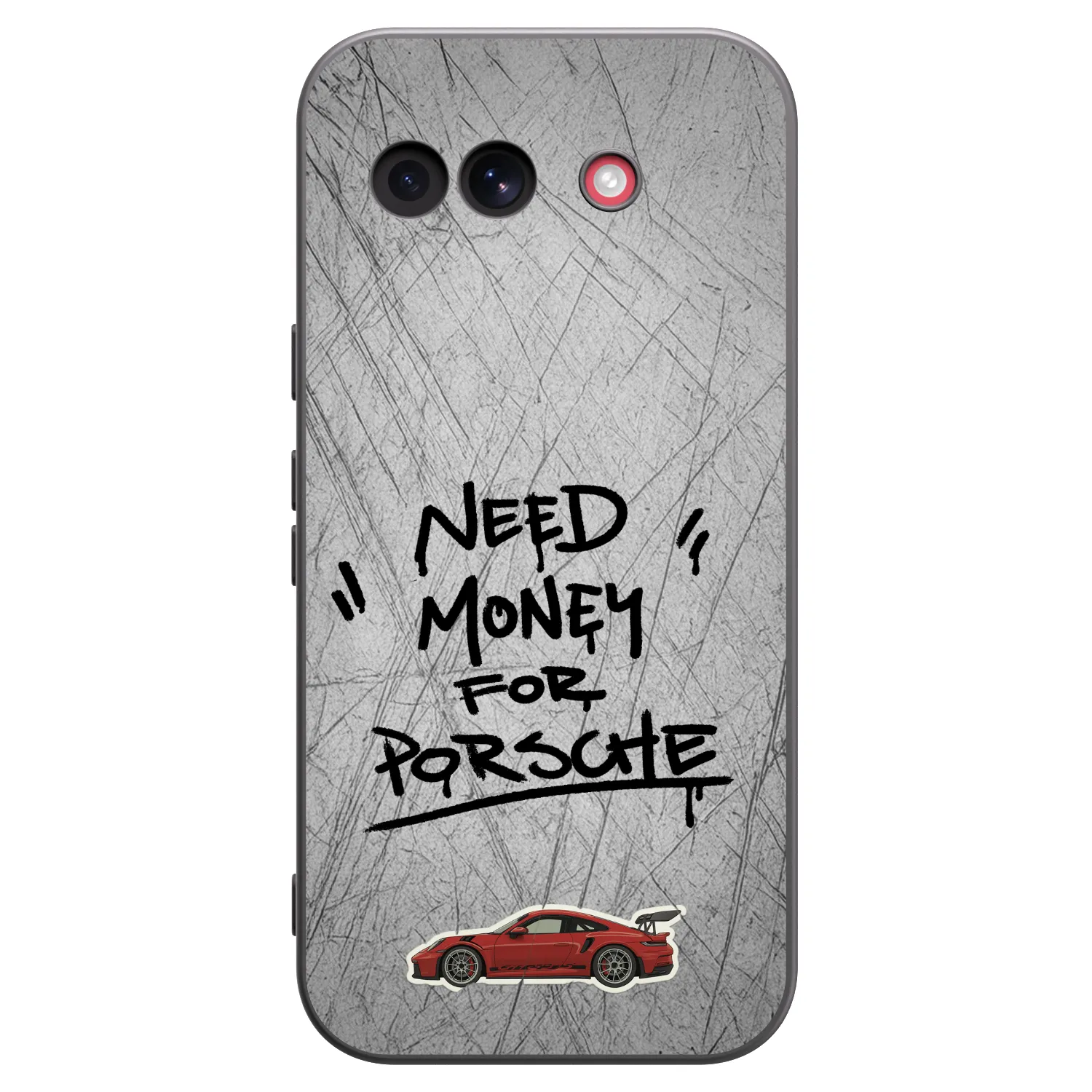 Picasee crna silikonska maskica za Google Pixel 10a - Grey Drift