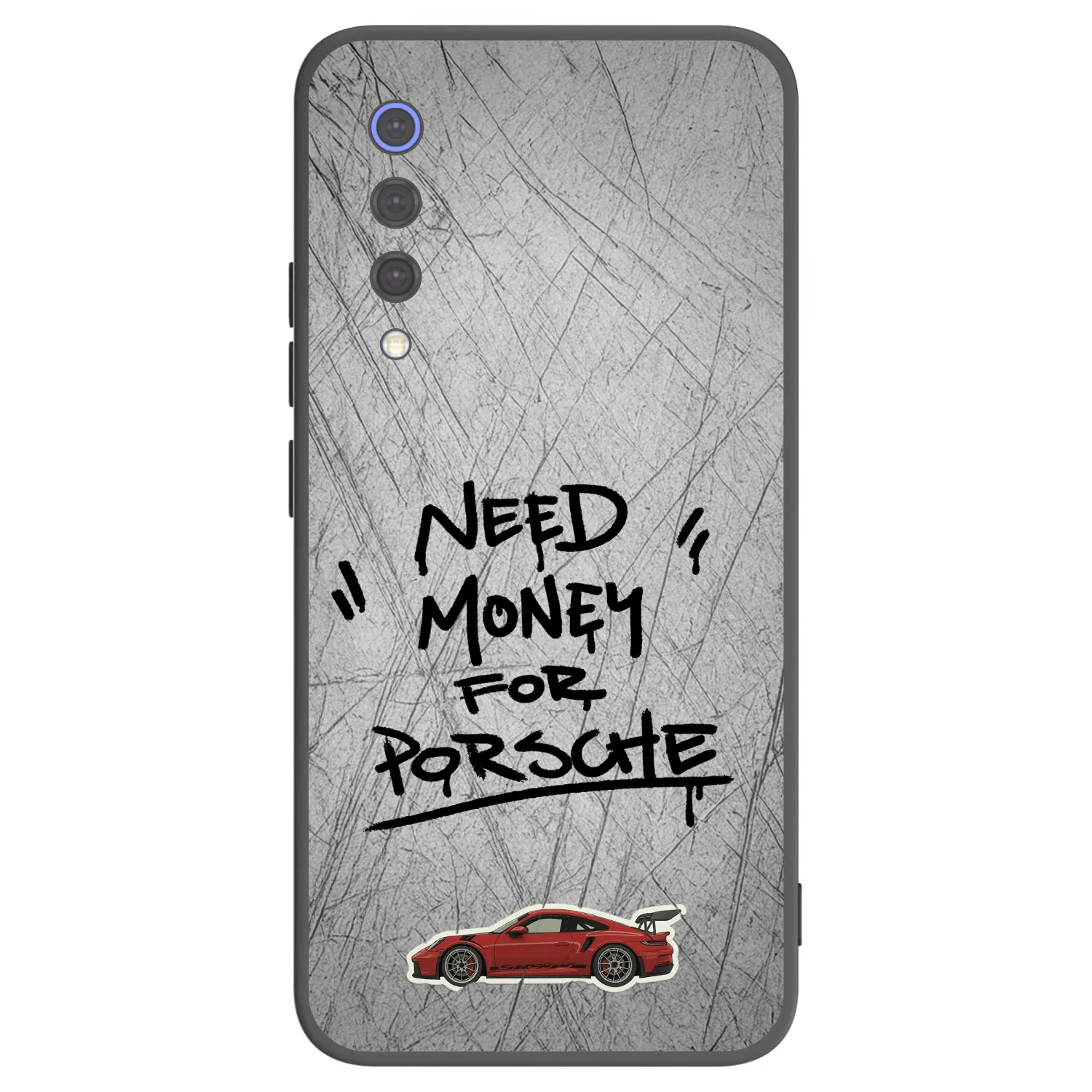 Picasee crna silikonska maskica za Xiaomi Mi 9 SE - Grey Drift