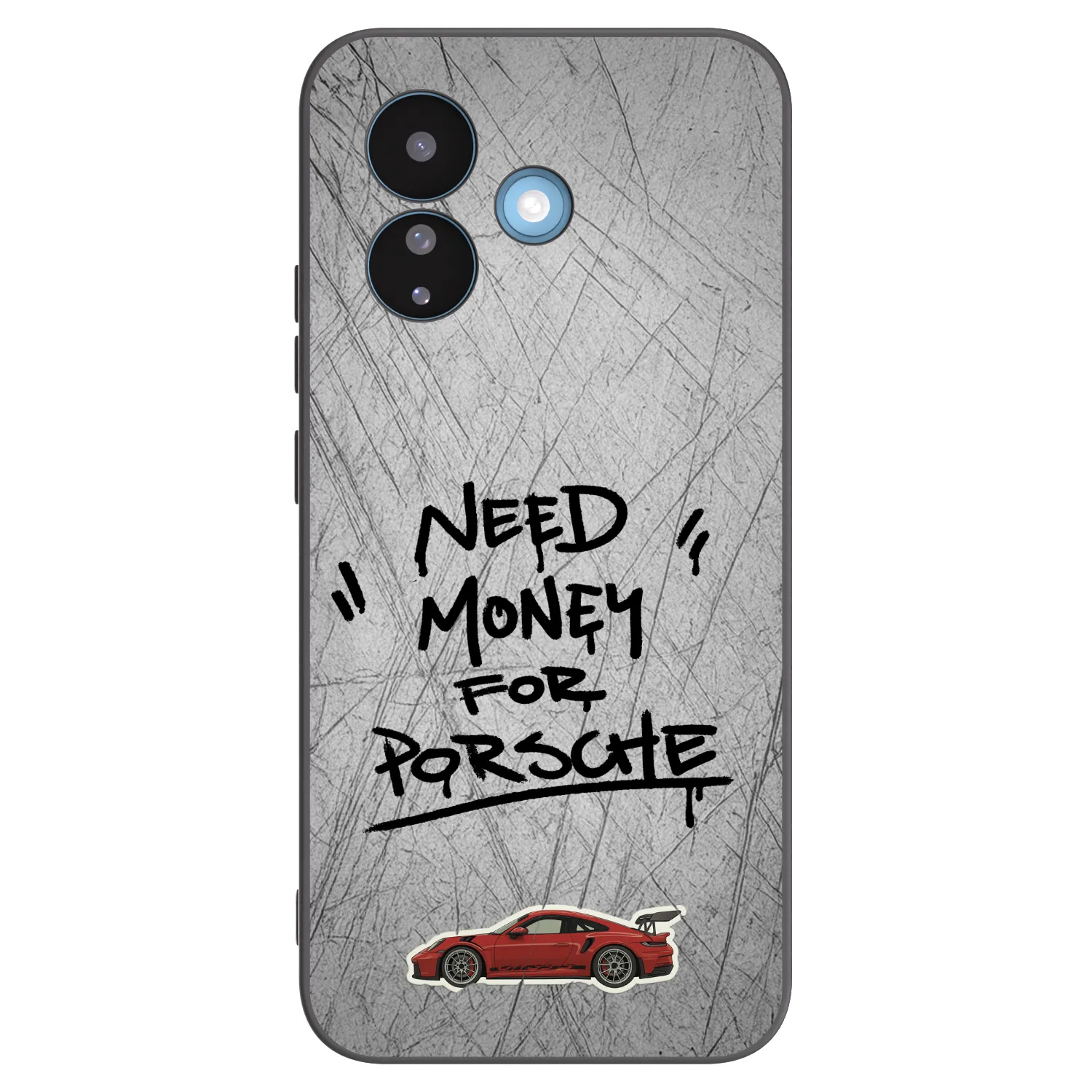 Picasee crna silikonska maskica za Xiaomi Redmi Note 17 Pro 5G - Grey Drift